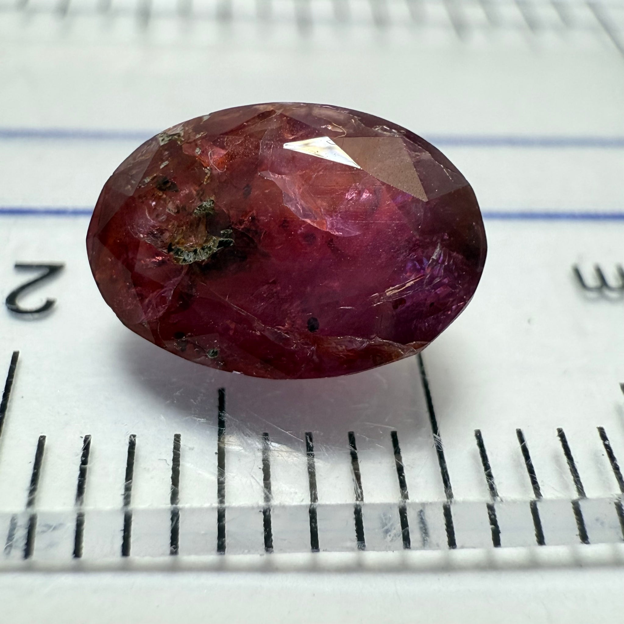 Sapphire 2.38ct, Winza, Tanzania, Untreated Unheated. Native cut, see pictures