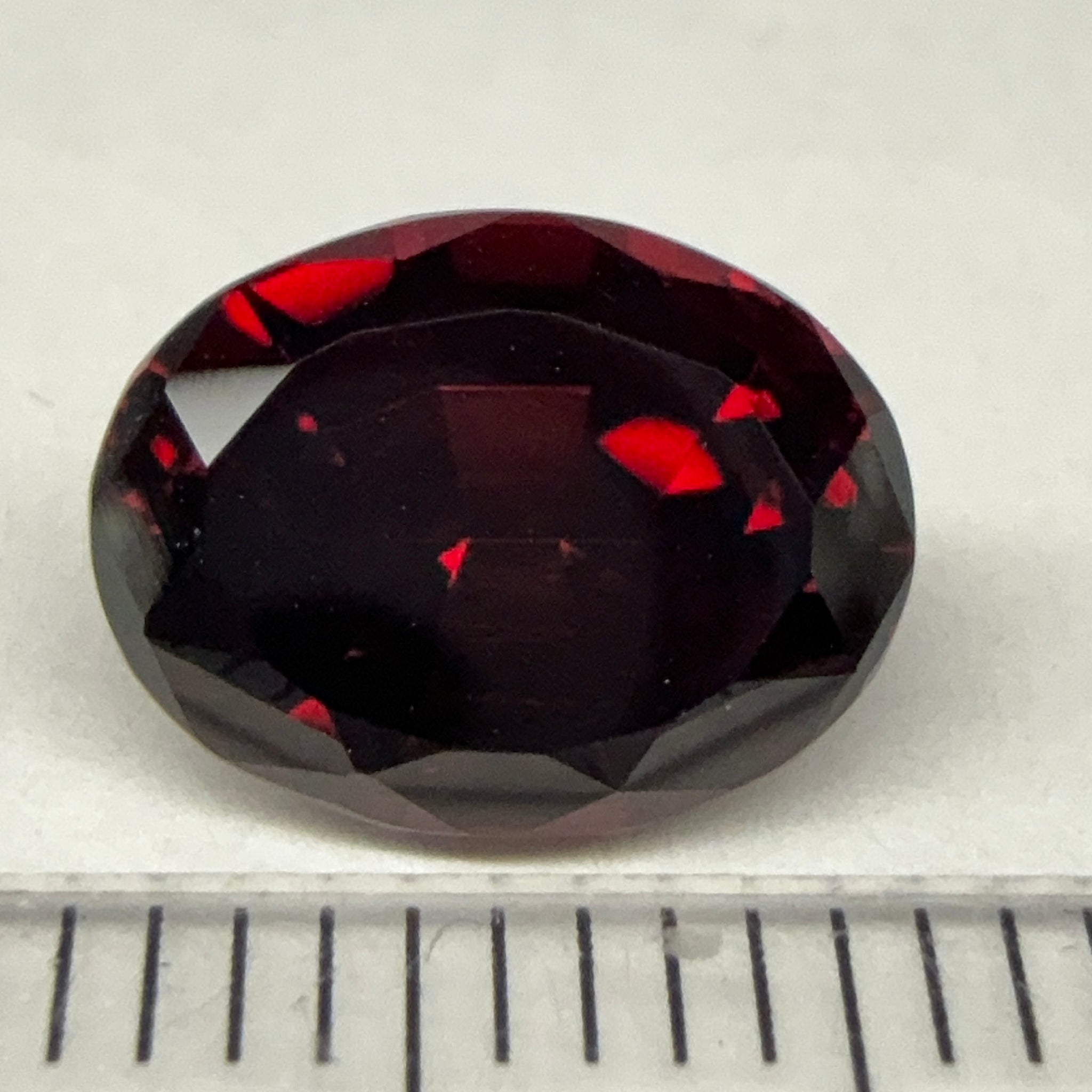 Umbalite Garnet, 3.90ct, Tanzania, Untreated Unheated, darkish but beautiful shades of colour coming through