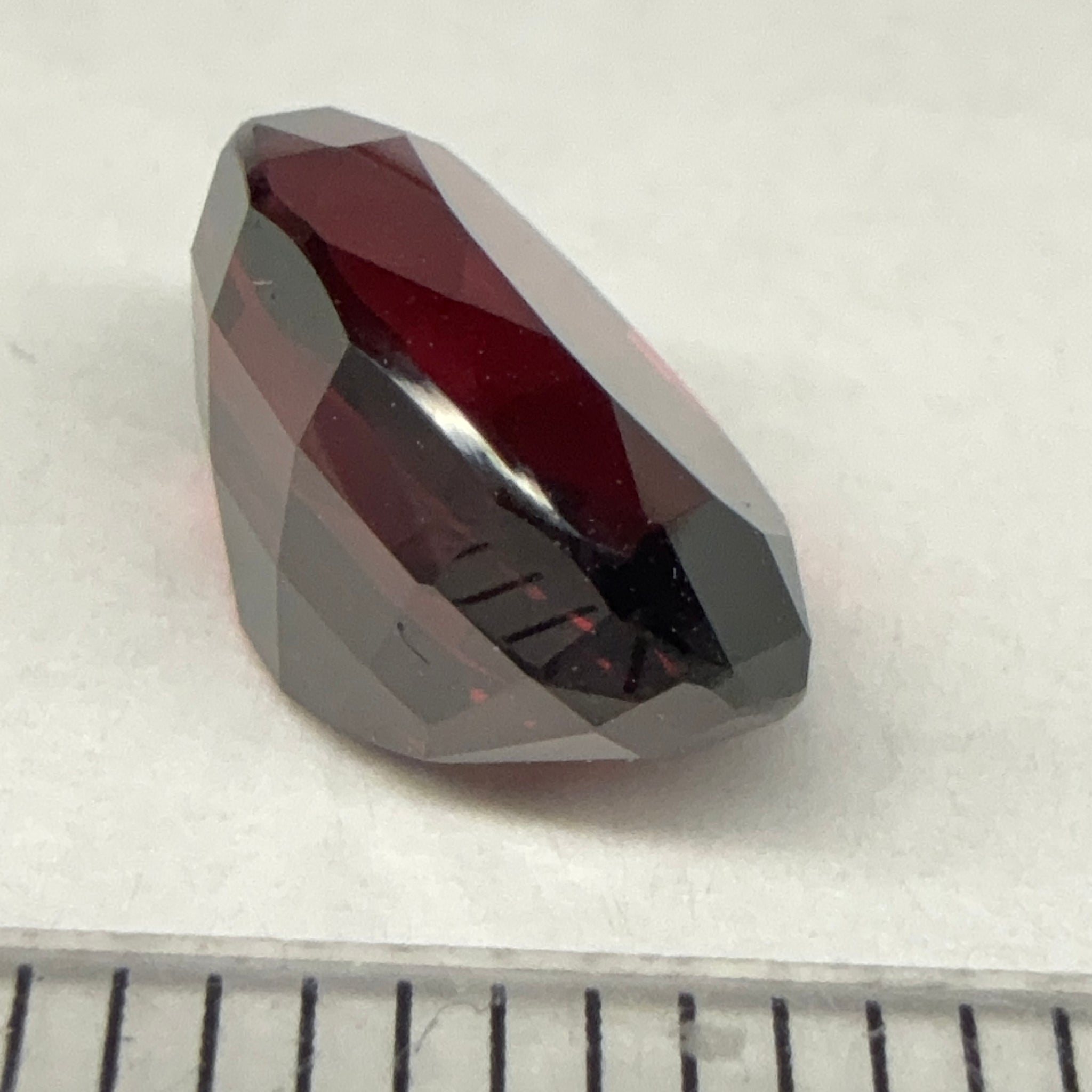 Umbalite Garnet, 3.90ct, Tanzania, Untreated Unheated, darkish but beautiful shades of colour coming through