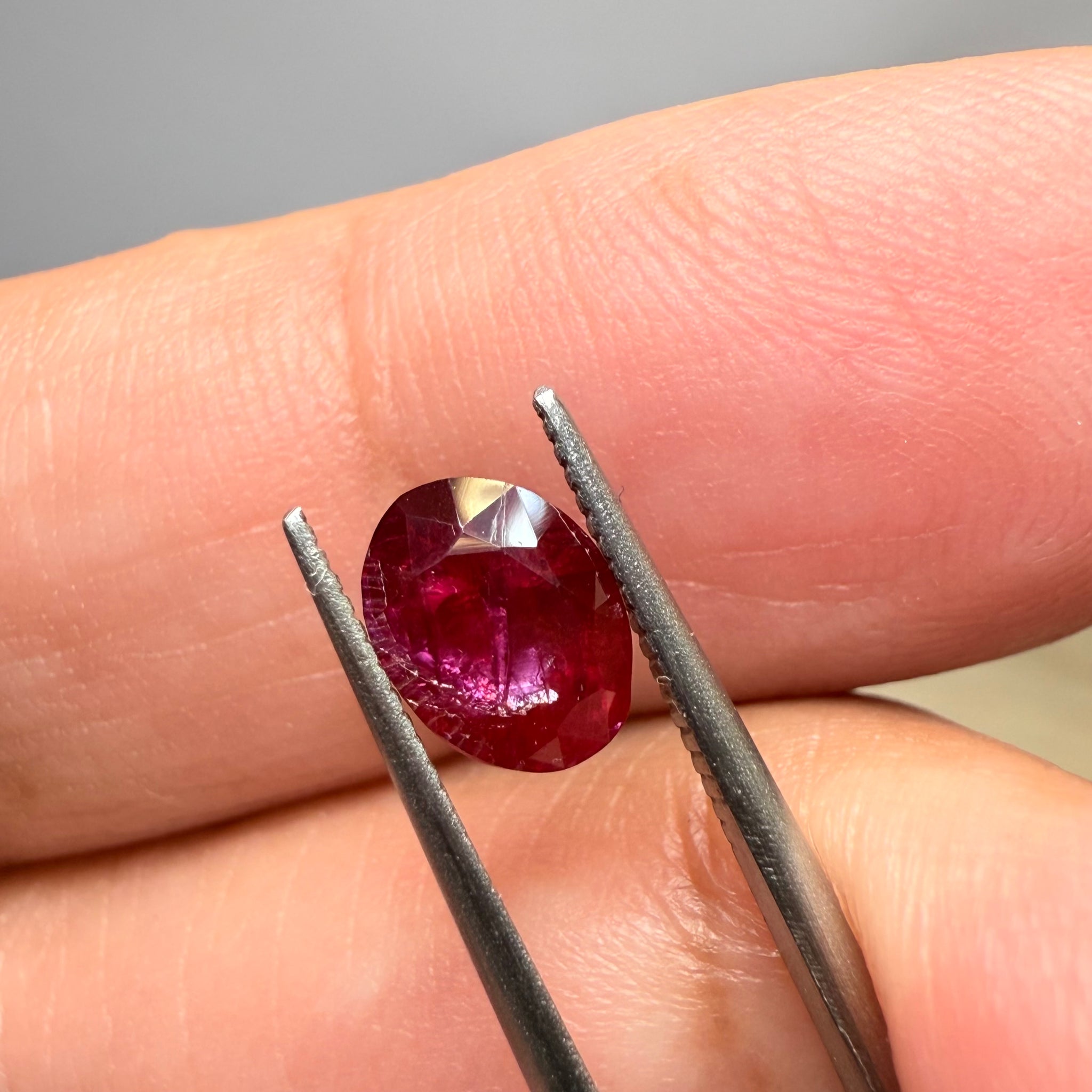 Ruby 1.17ct, Winza, Tanzania, Untreated Unheated. Native cut, see pictures