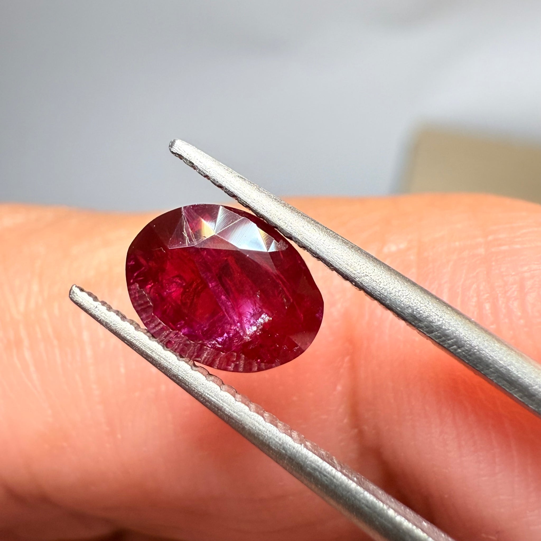 Ruby 1.17ct, Winza, Tanzania, Untreated Unheated. Native cut, see pictures