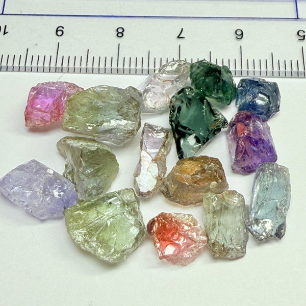 Tanzanite Lot, 45.55ct, Tanzania, Unheated Unheated, all have inclusions