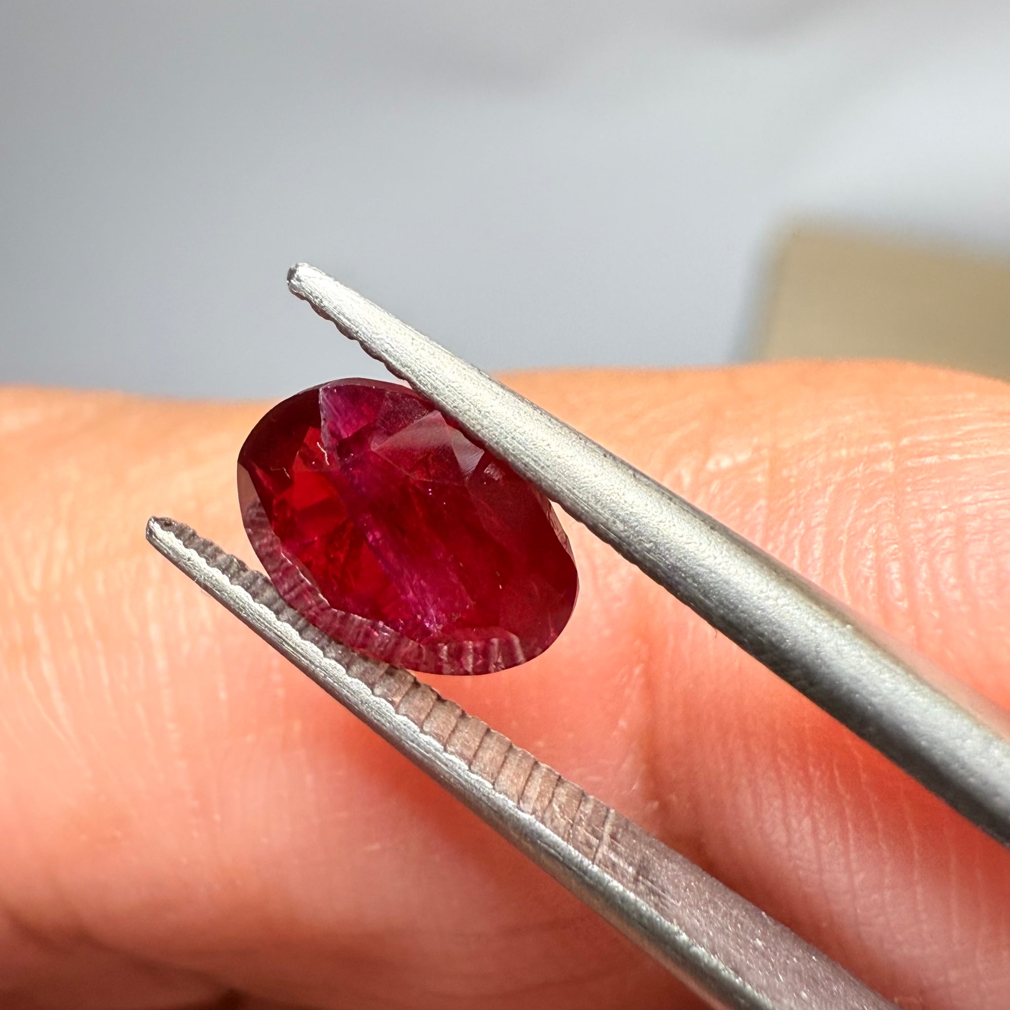 Ruby 1.17ct, Winza, Tanzania, Untreated Unheated. Native cut, see pictures