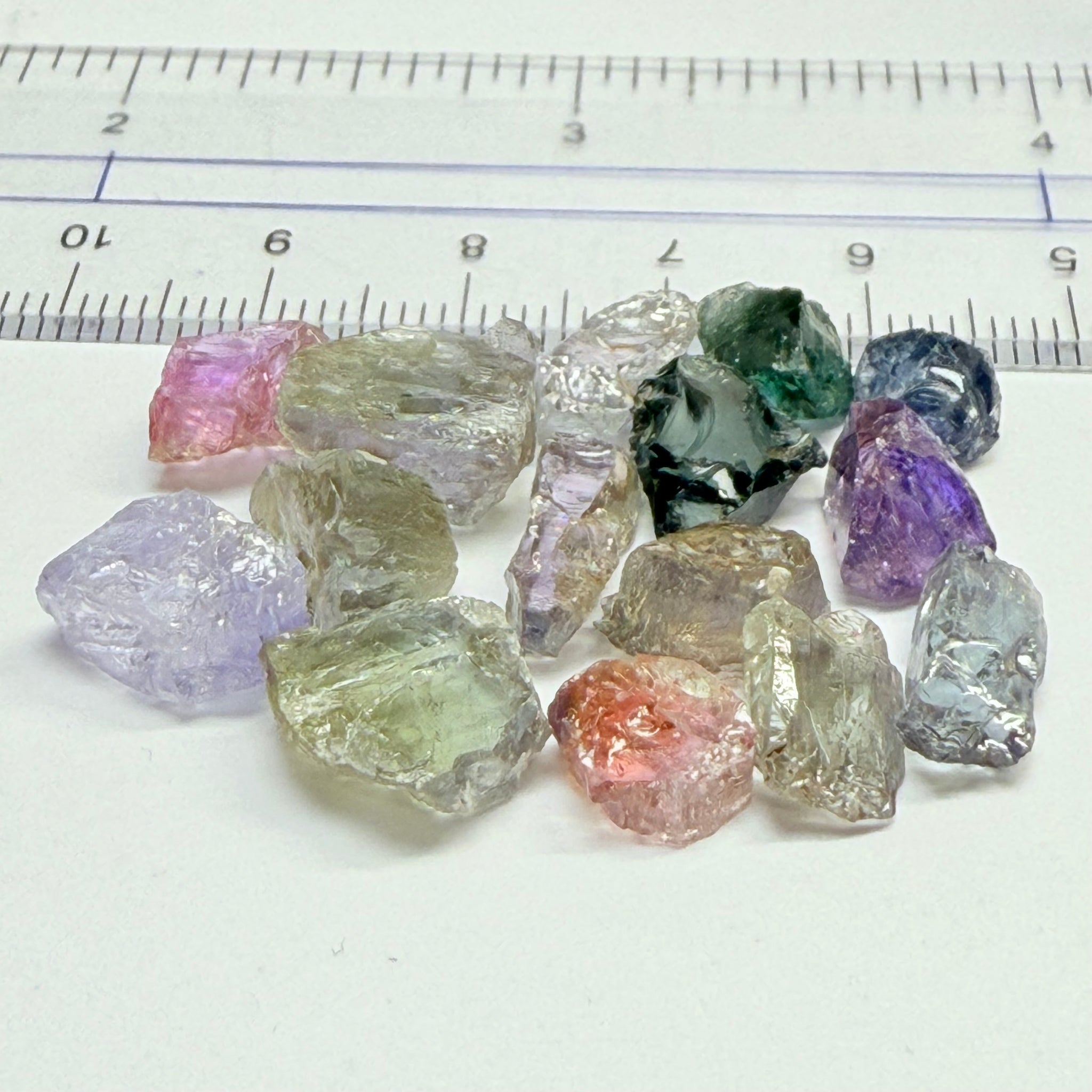 Tanzanite Lot, 45.55ct, Tanzania, Unheated Unheated, all have inclusions