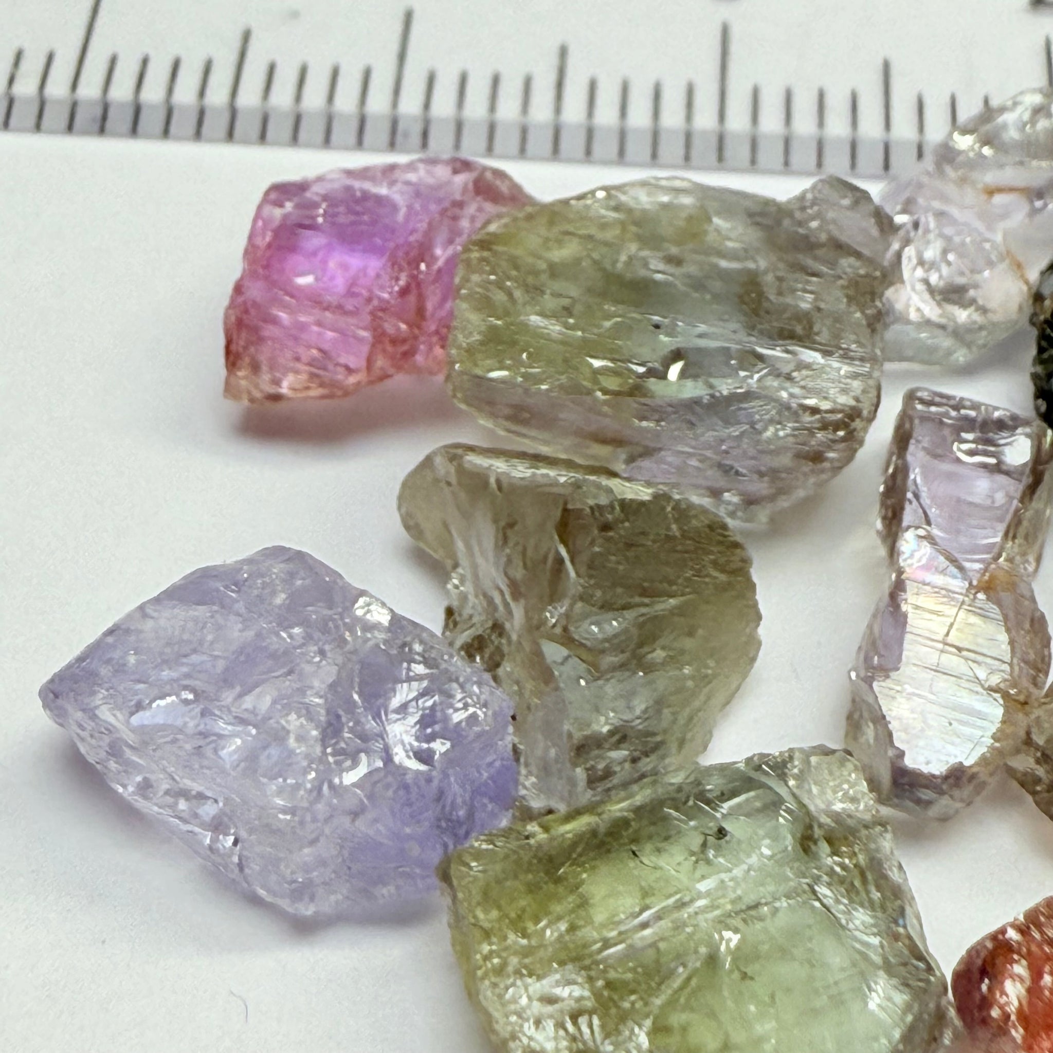 Tanzanite Lot, 45.55ct, Tanzania, Unheated Unheated, all have inclusions