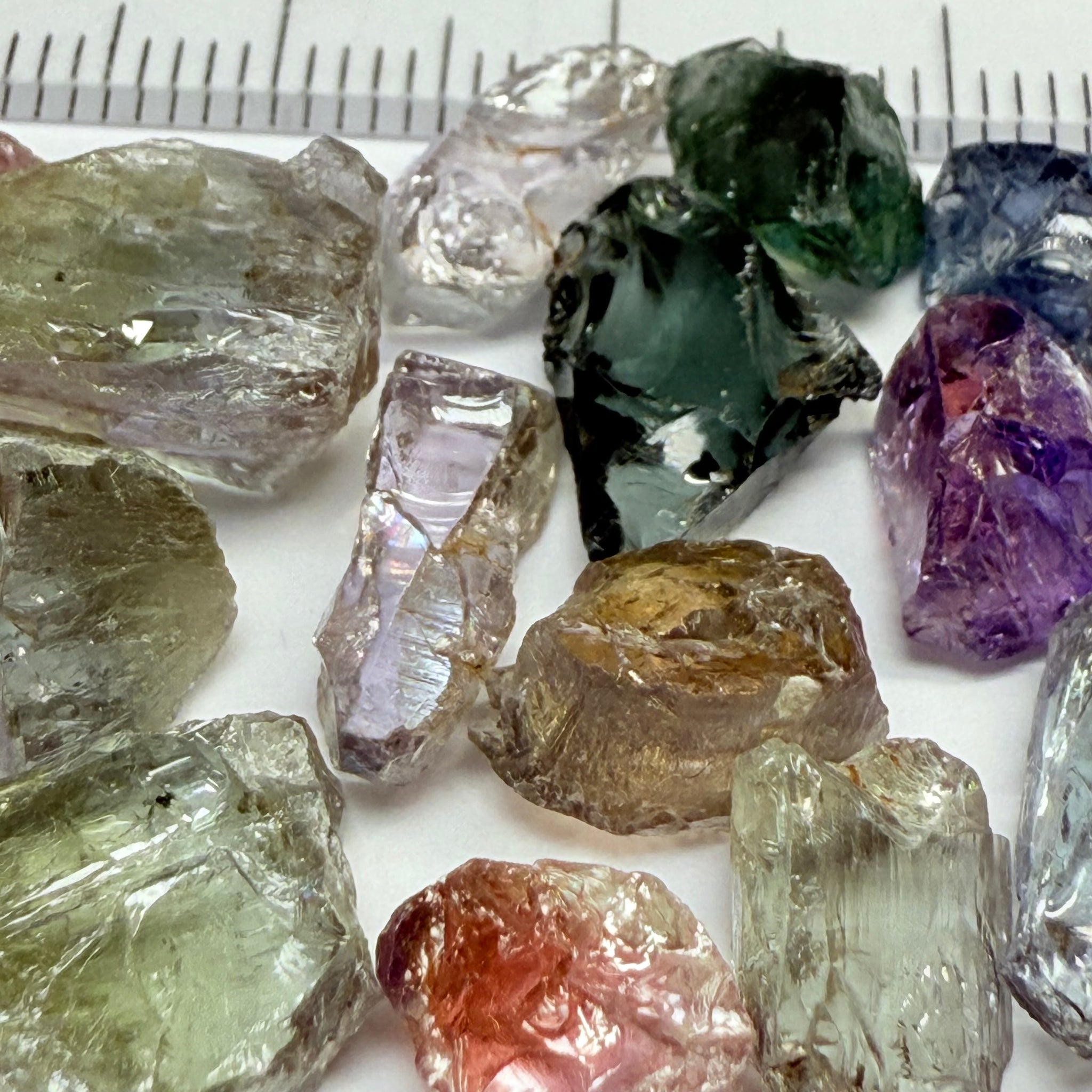 Tanzanite Lot, 45.55ct, Tanzania, Unheated Unheated, all have inclusions