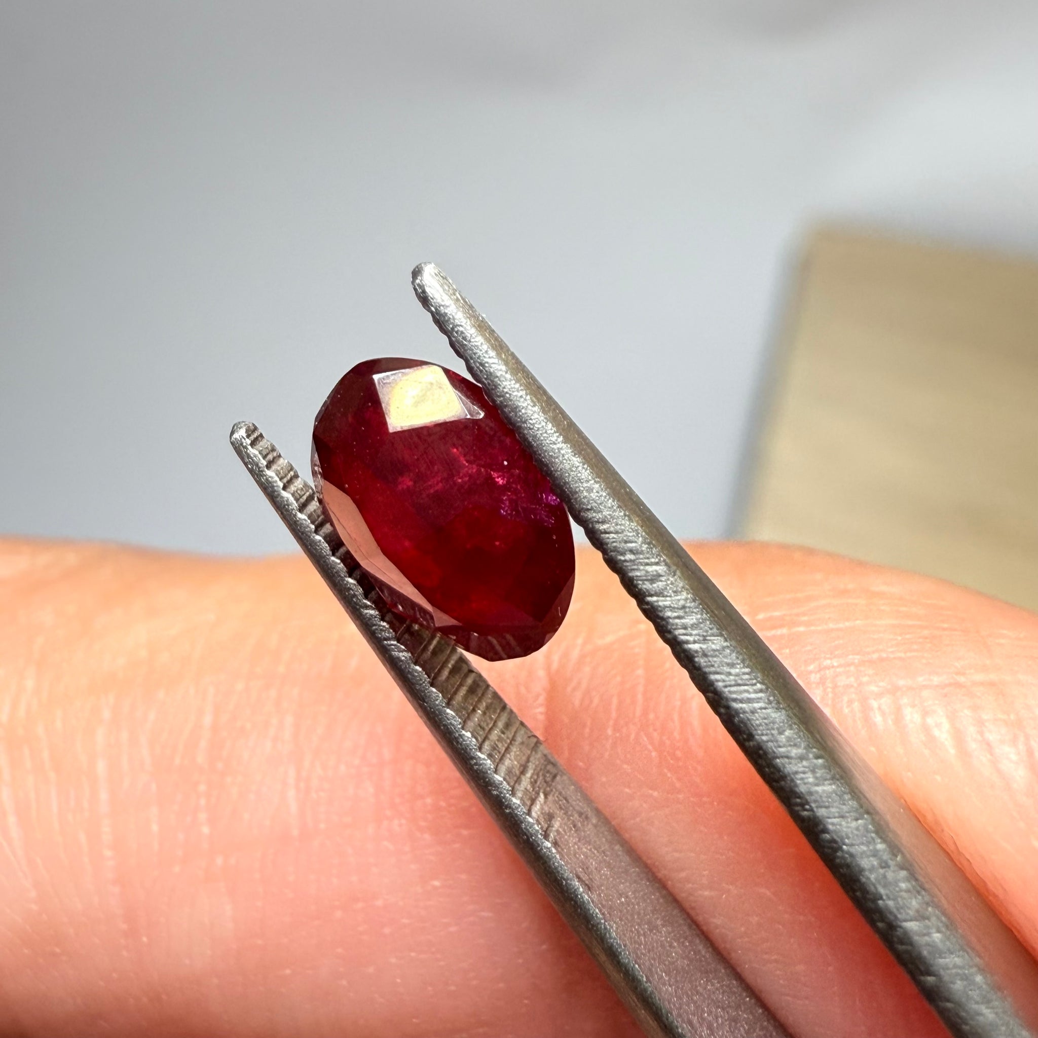 Ruby 1.17ct, Winza, Tanzania, Untreated Unheated. Native cut, see pictures