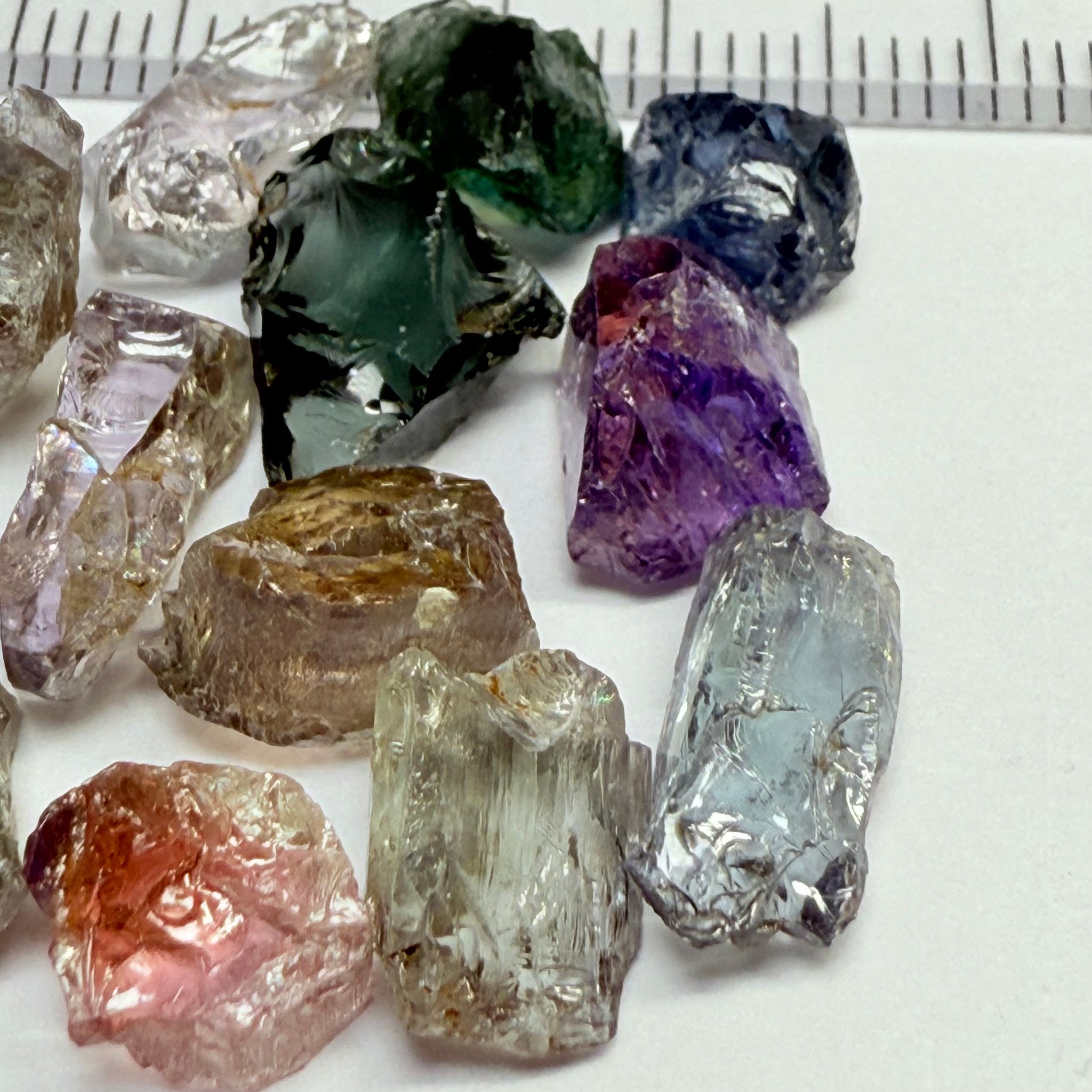 Tanzanite Lot, 45.55ct, Tanzania, Unheated Unheated, all have inclusions