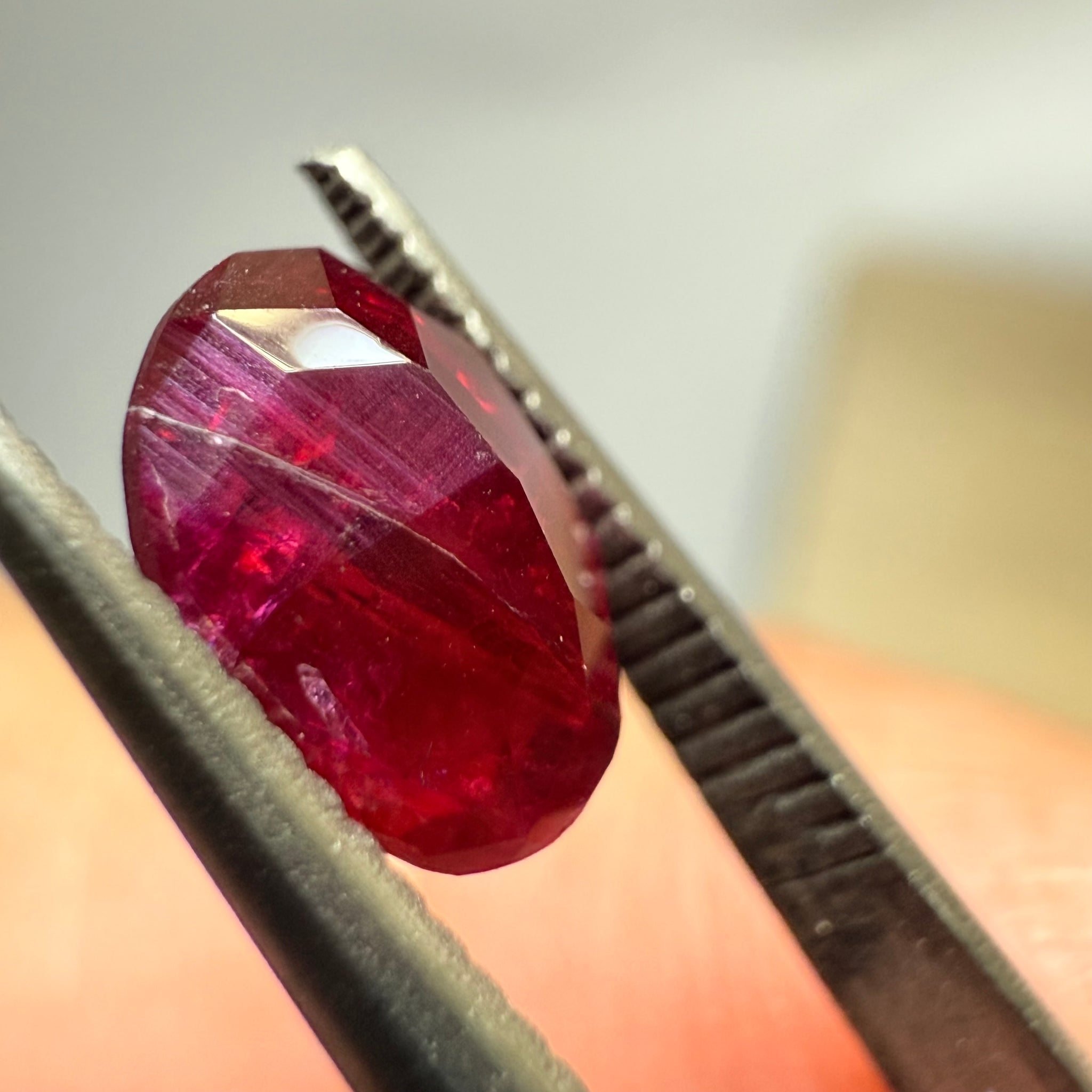 Ruby 1.17ct, Winza, Tanzania, Untreated Unheated. Native cut, see pictures