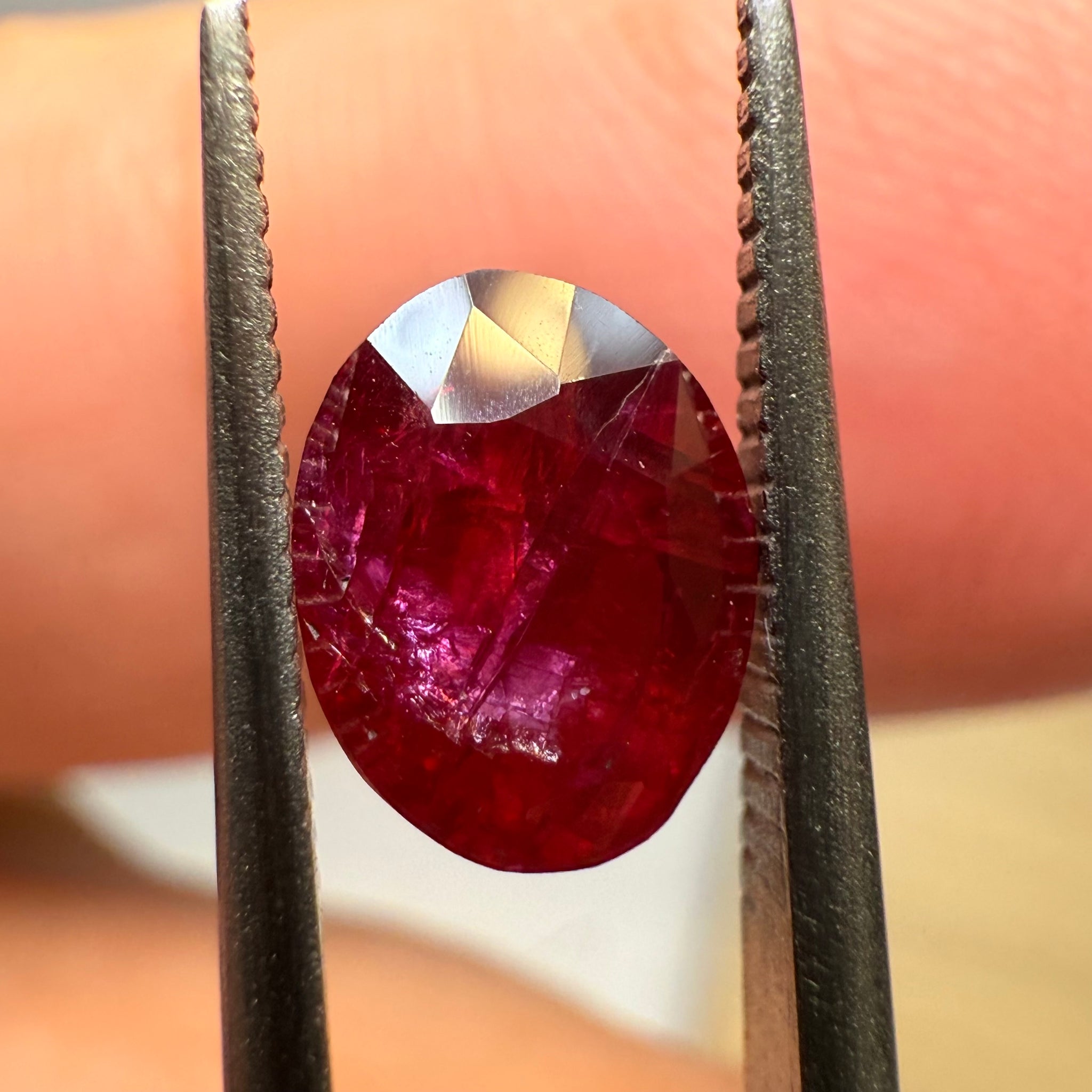 Ruby 1.17ct, Winza, Tanzania, Untreated Unheated. Native cut, see pictures