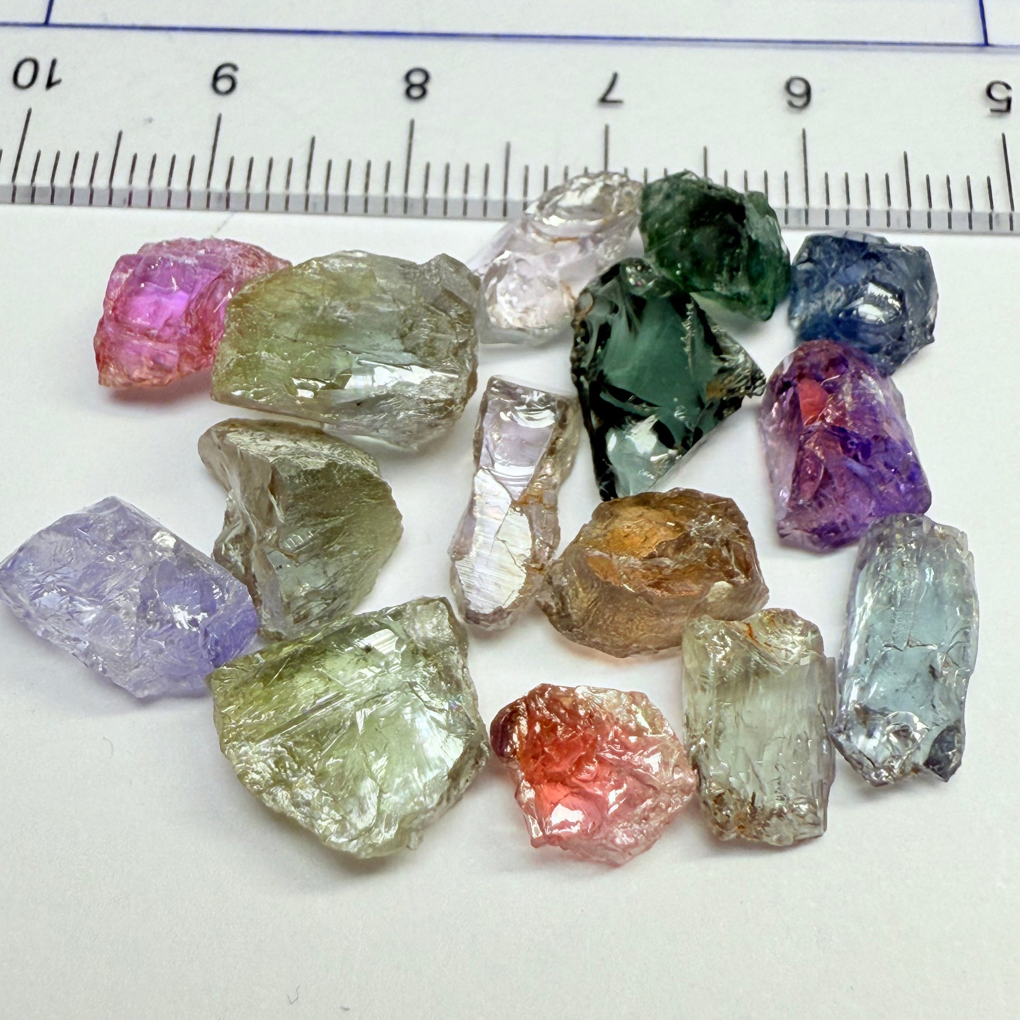 Tanzanite Lot, 45.55ct, Tanzania, Unheated Unheated, all have inclusions