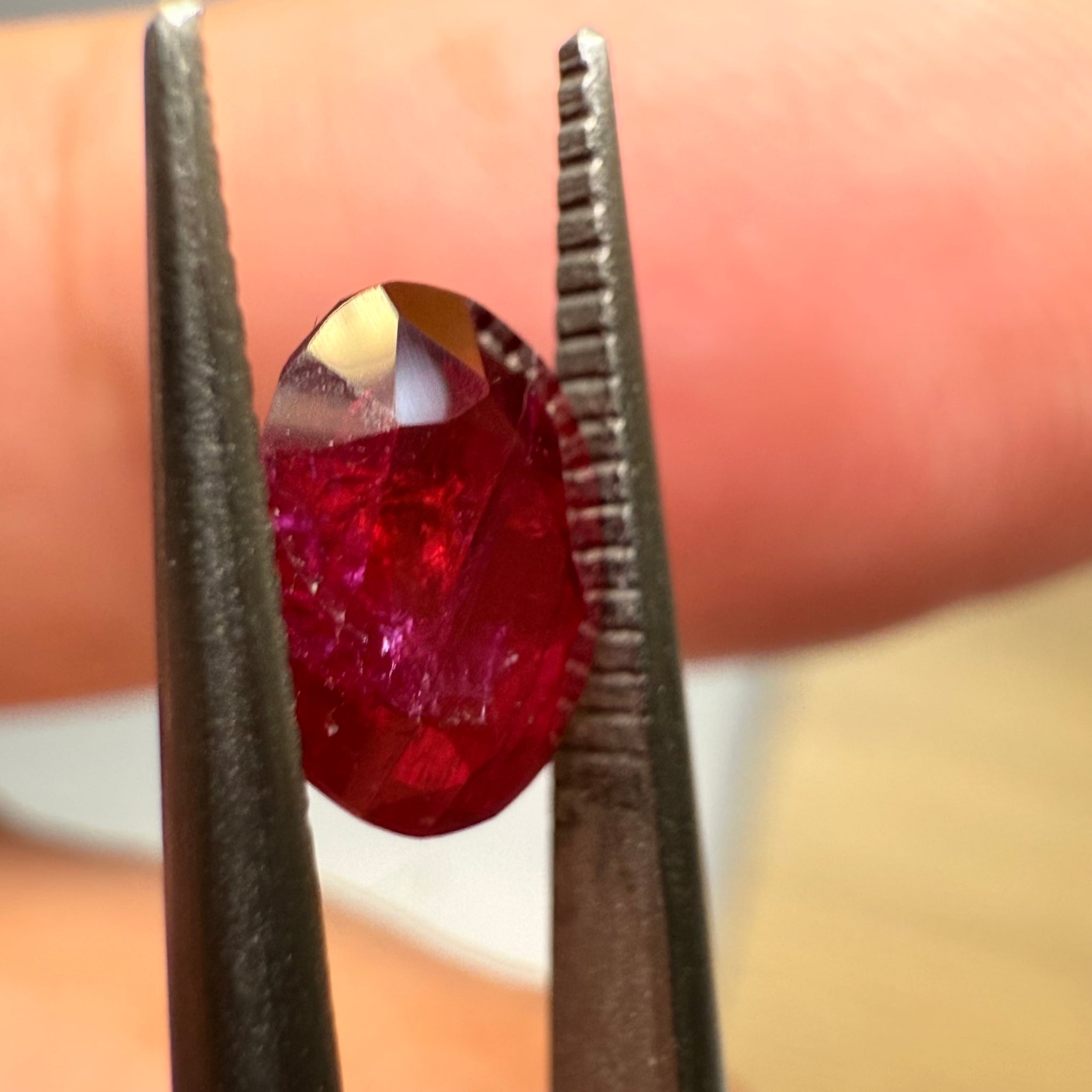 Ruby 1.17ct, Winza, Tanzania, Untreated Unheated. Native cut, see pictures