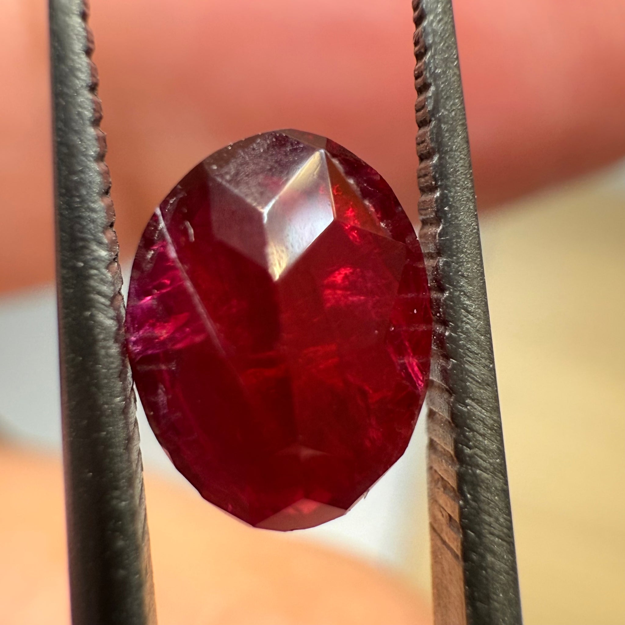 Ruby 1.17ct, Winza, Tanzania, Untreated Unheated. Native cut, see pictures