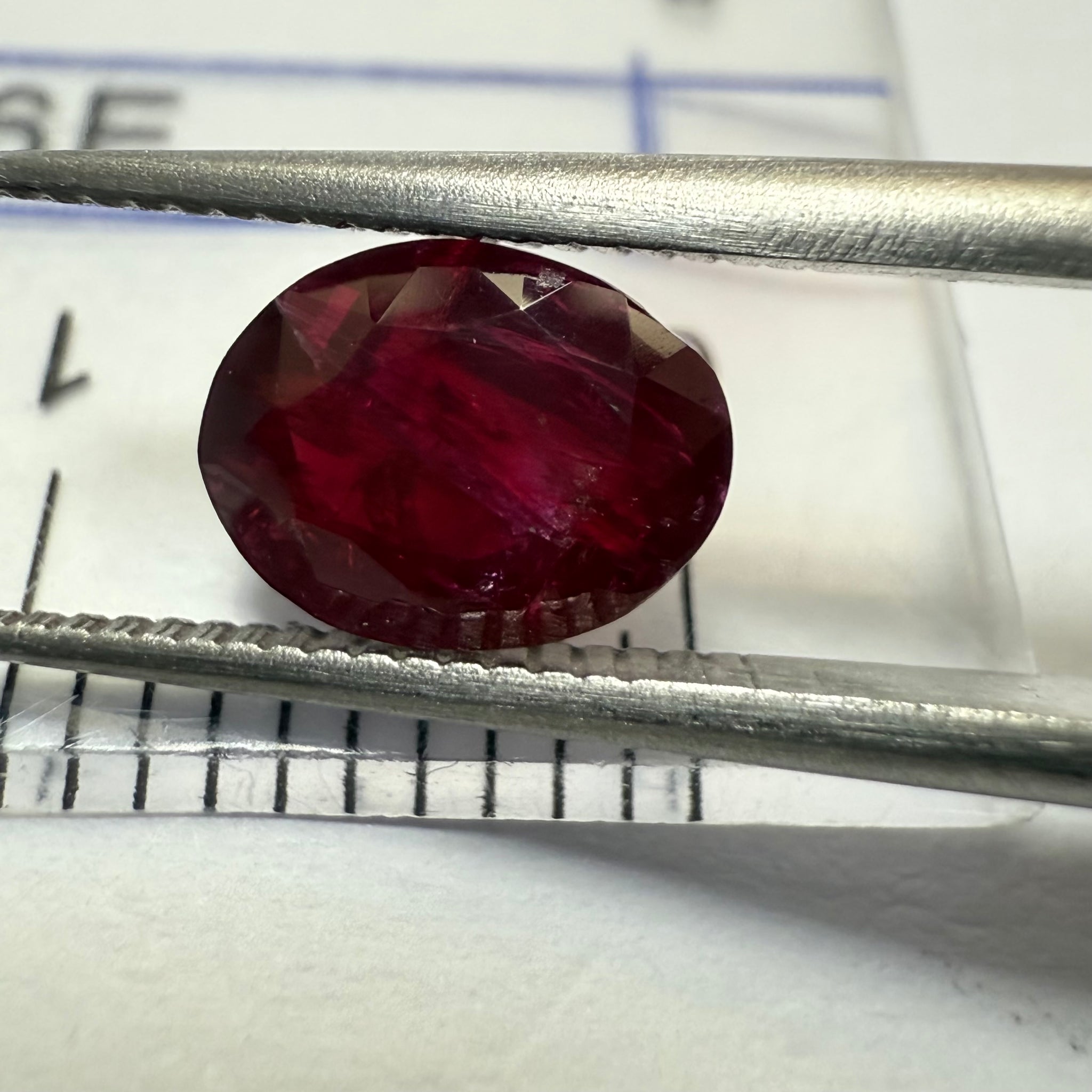 Ruby 1.17ct, Winza, Tanzania, Untreated Unheated. Native cut, see pictures