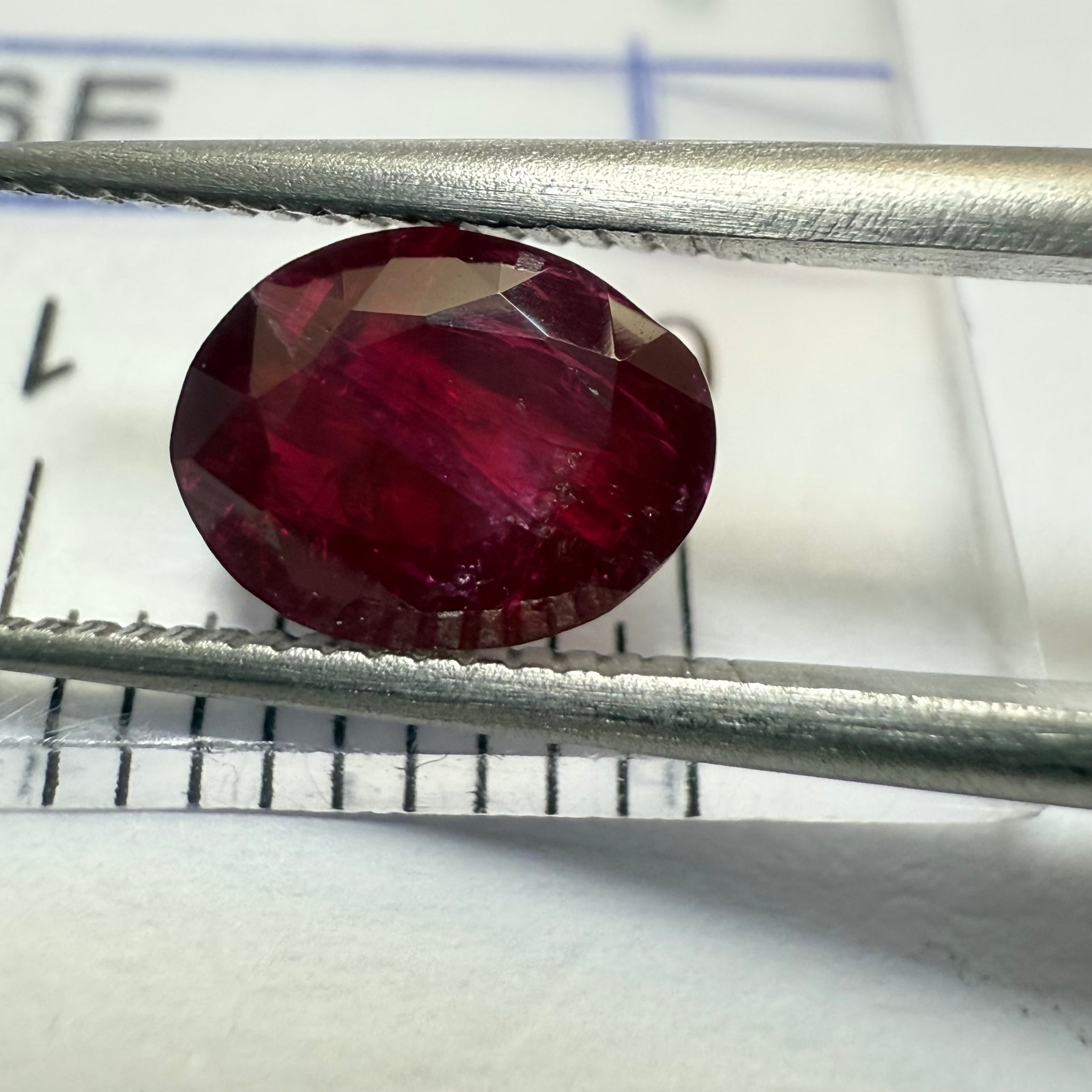 Ruby 1.17ct, Winza, Tanzania, Untreated Unheated. Native cut, see pictures