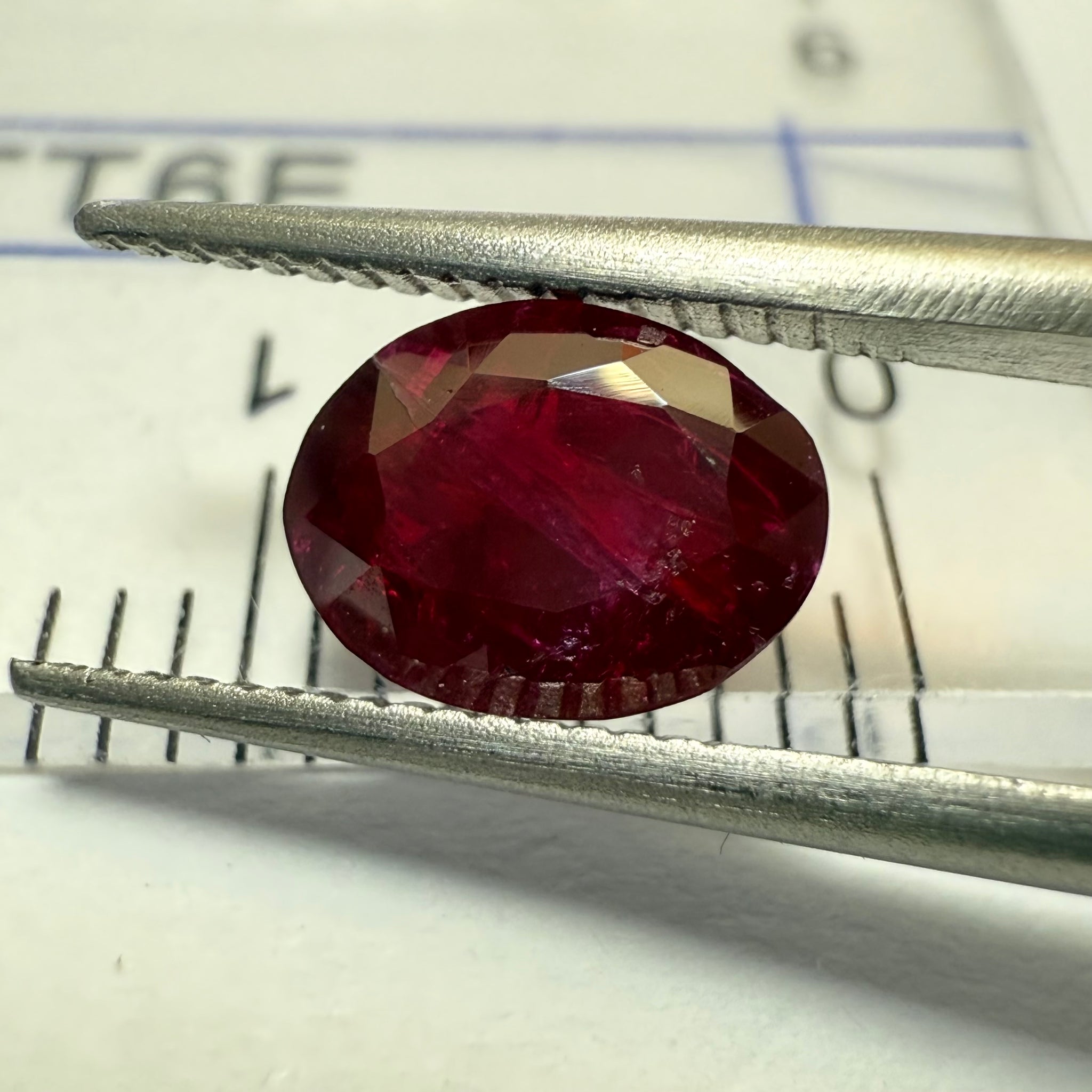 Ruby 1.17ct, Winza, Tanzania, Untreated Unheated. Native cut, see pictures