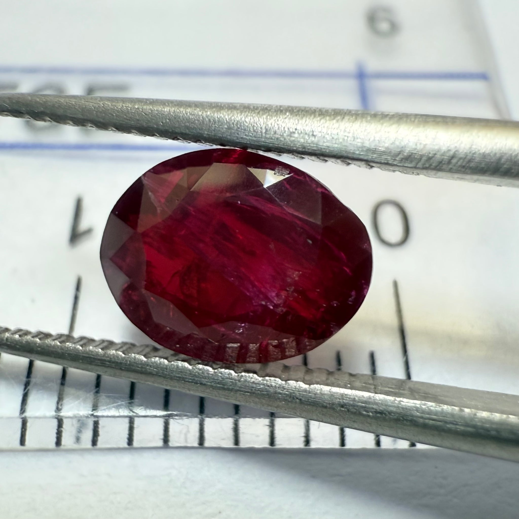 Ruby 1.17ct, Winza, Tanzania, Untreated Unheated. Native cut, see pictures
