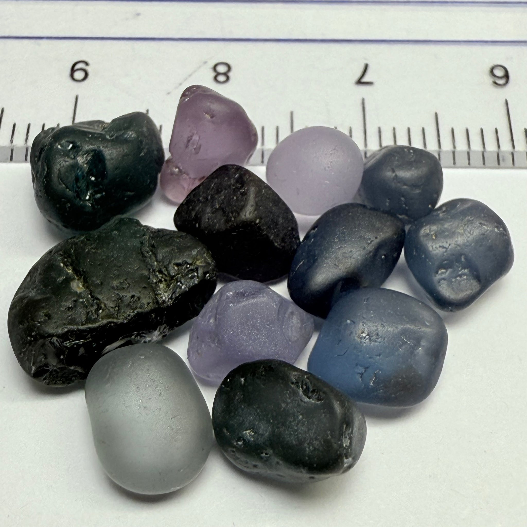 Tunduru Spinel Lot, 32.49ct, Tunduru, Tanzania, Untreated Unheated, included to slightly included