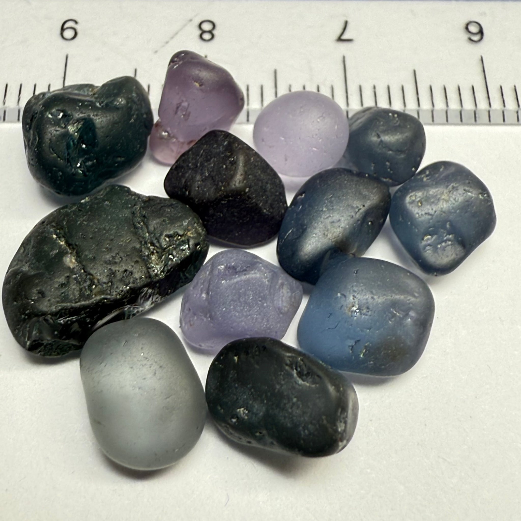 Tunduru Spinel Lot, 32.49ct, Tunduru, Tanzania, Untreated Unheated, included to slightly included