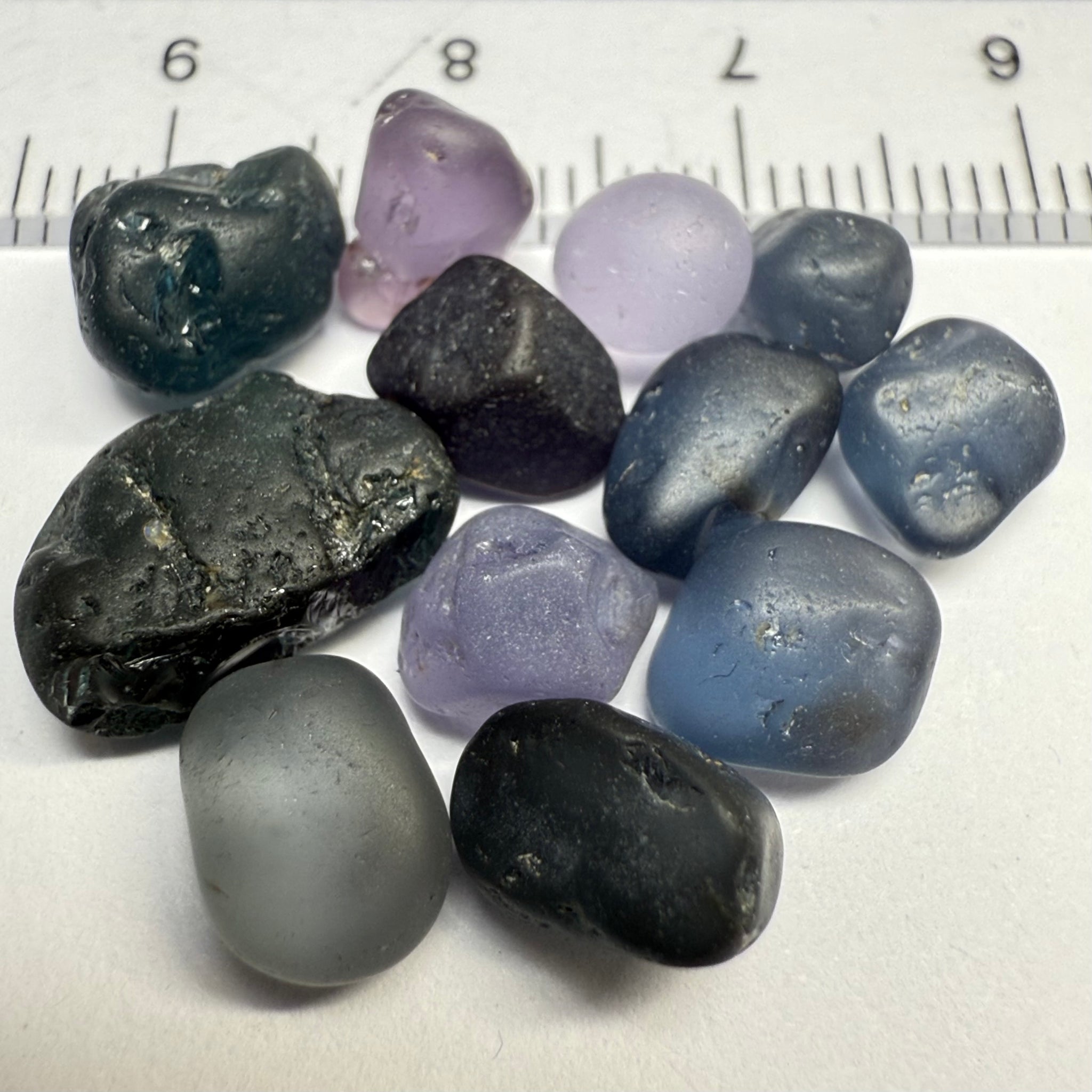 Tunduru Spinel Lot, 32.49ct, Tunduru, Tanzania, Untreated Unheated, included to slightly included