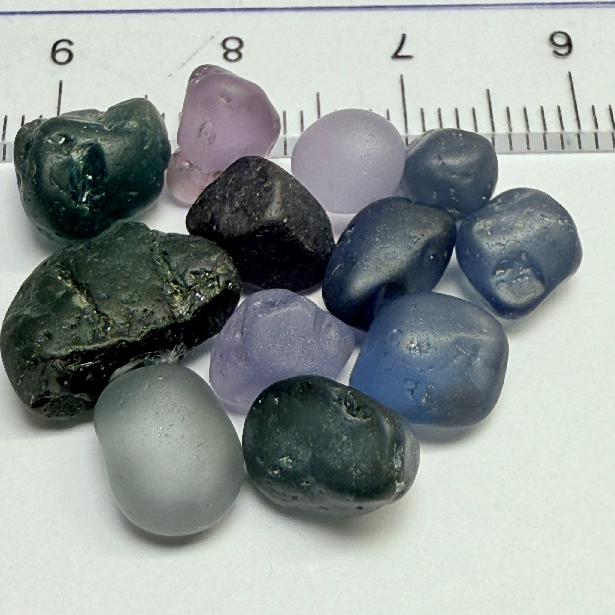 Tunduru Spinel Lot, 32.49ct, Tunduru, Tanzania, Untreated Unheated, included to slightly included