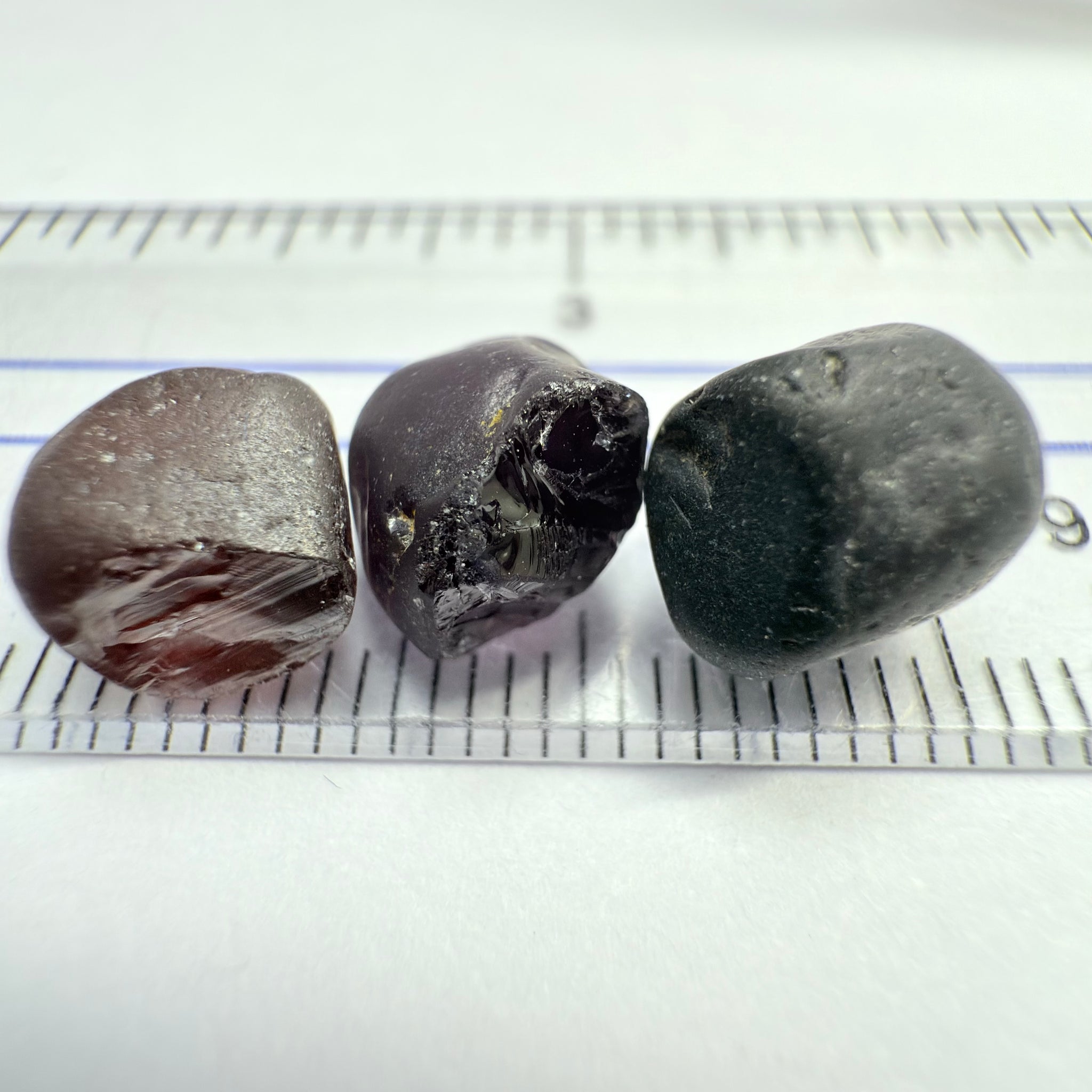 Tunduru Spinel Lot, 15.24ct, Tunduru, Tanzania, Untreated Unheated, very dark, see other photos for backlit, all vvs