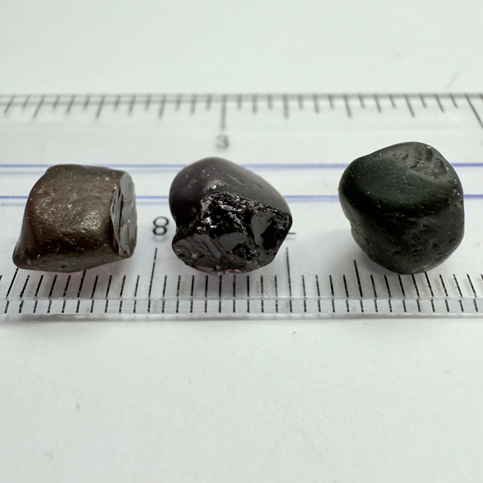 Tunduru Spinel Lot, 15.24ct, Tunduru, Tanzania, Untreated Unheated, very dark, see other photos for backlit, all vvs