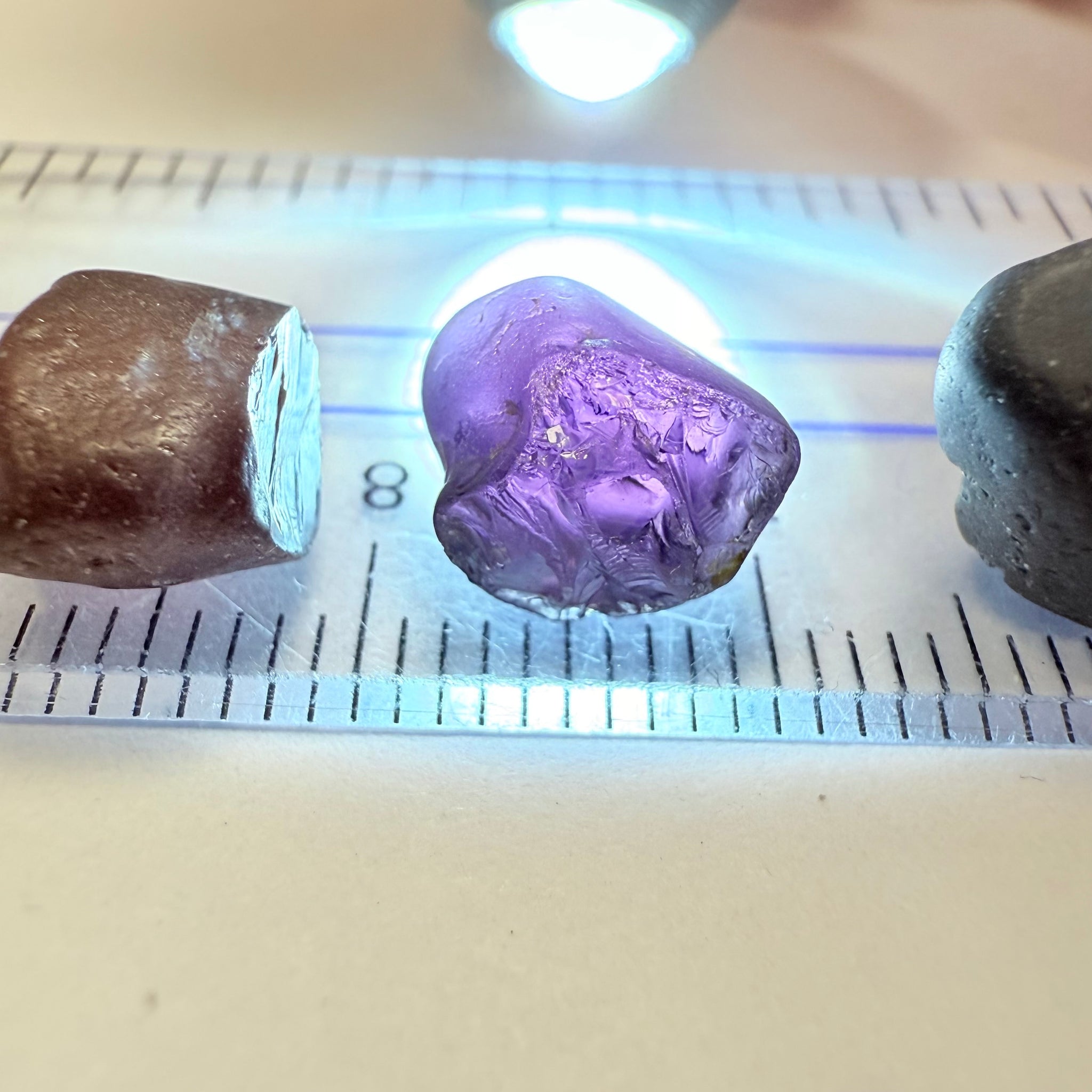 Tunduru Spinel Lot, 15.24ct, Tunduru, Tanzania, Untreated Unheated, very dark, see other photos for backlit, all vvs