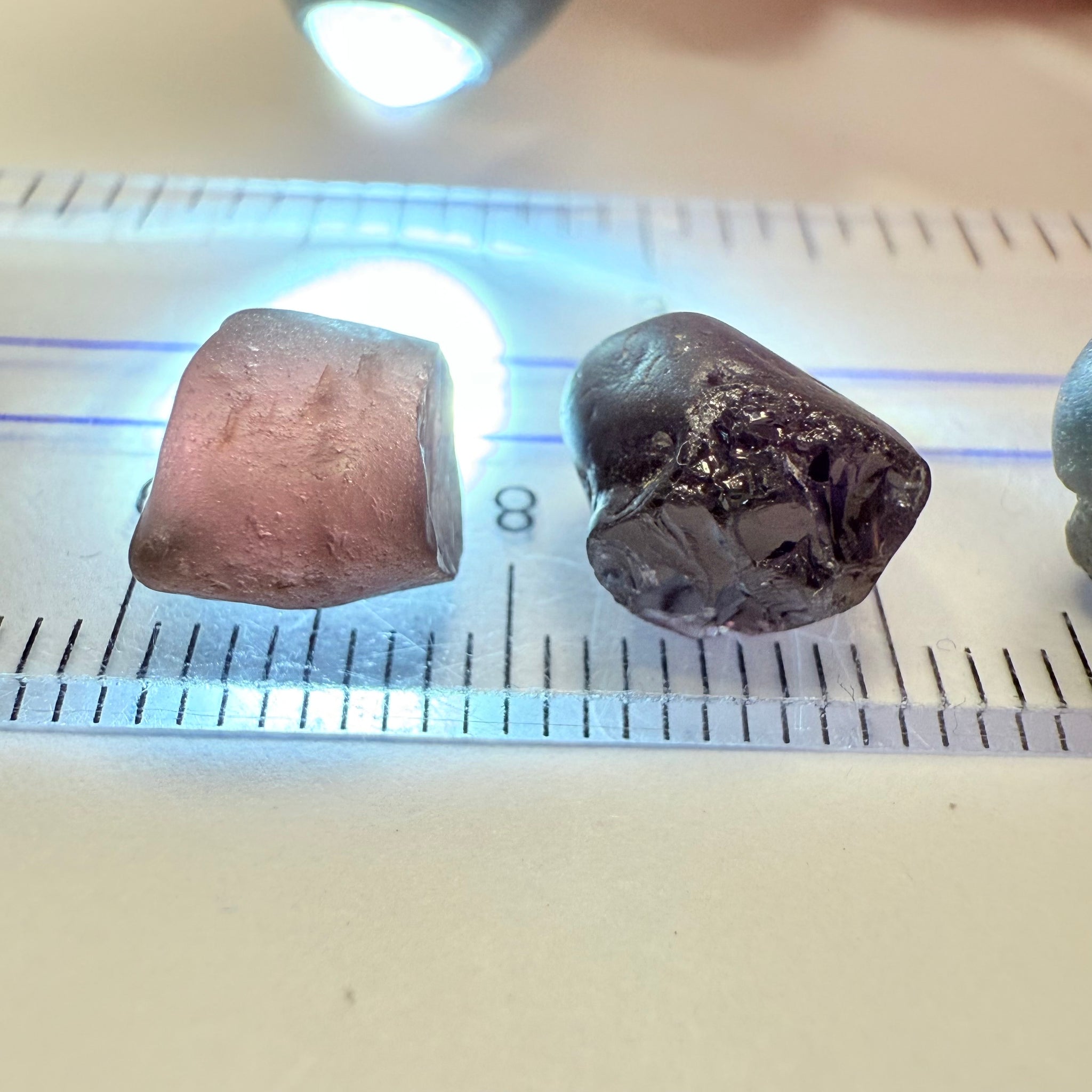 Tunduru Spinel Lot, 15.24ct, Tunduru, Tanzania, Untreated Unheated, very dark, see other photos for backlit, all vvs