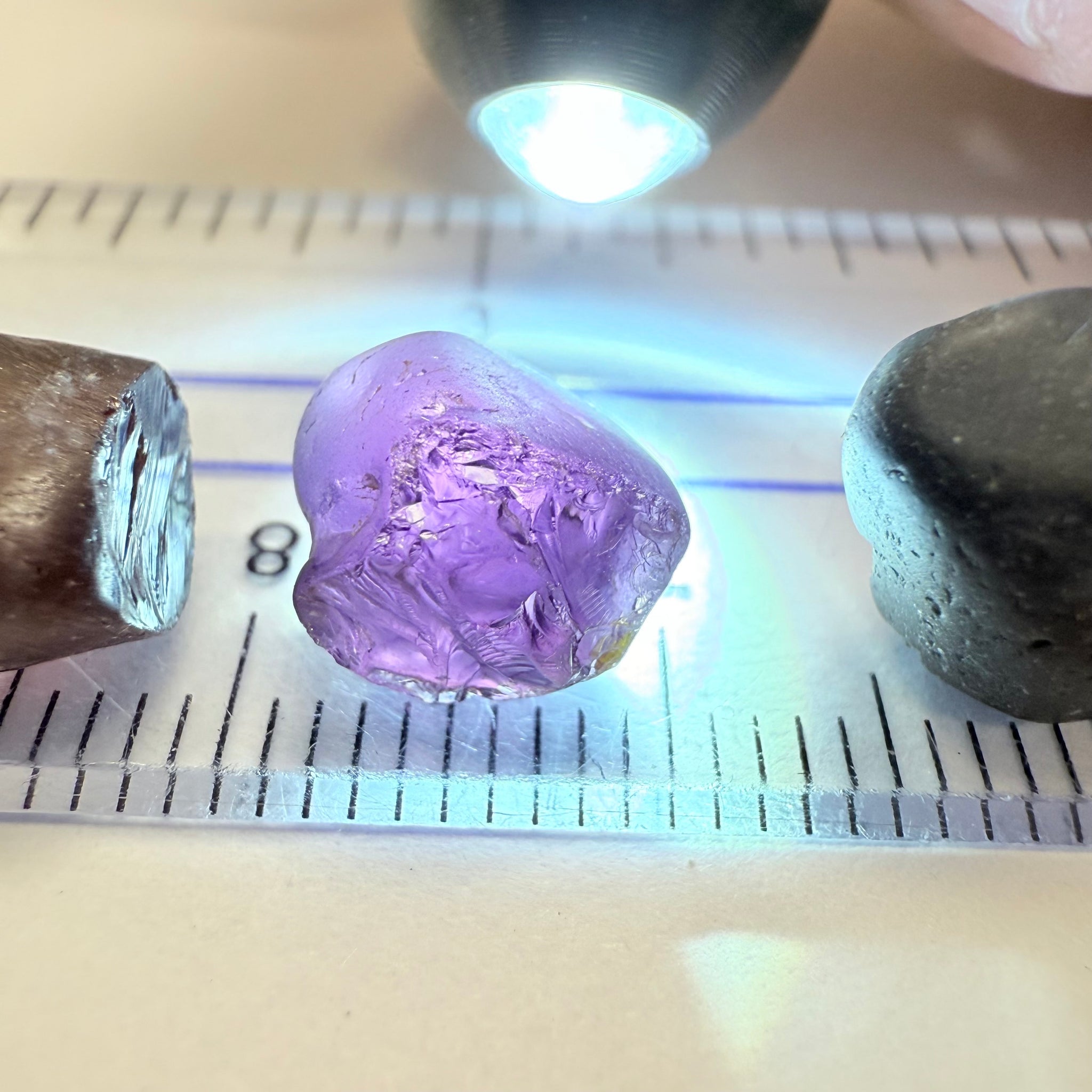 Tunduru Spinel Lot, 15.24ct, Tunduru, Tanzania, Untreated Unheated, very dark, see other photos for backlit, all vvs