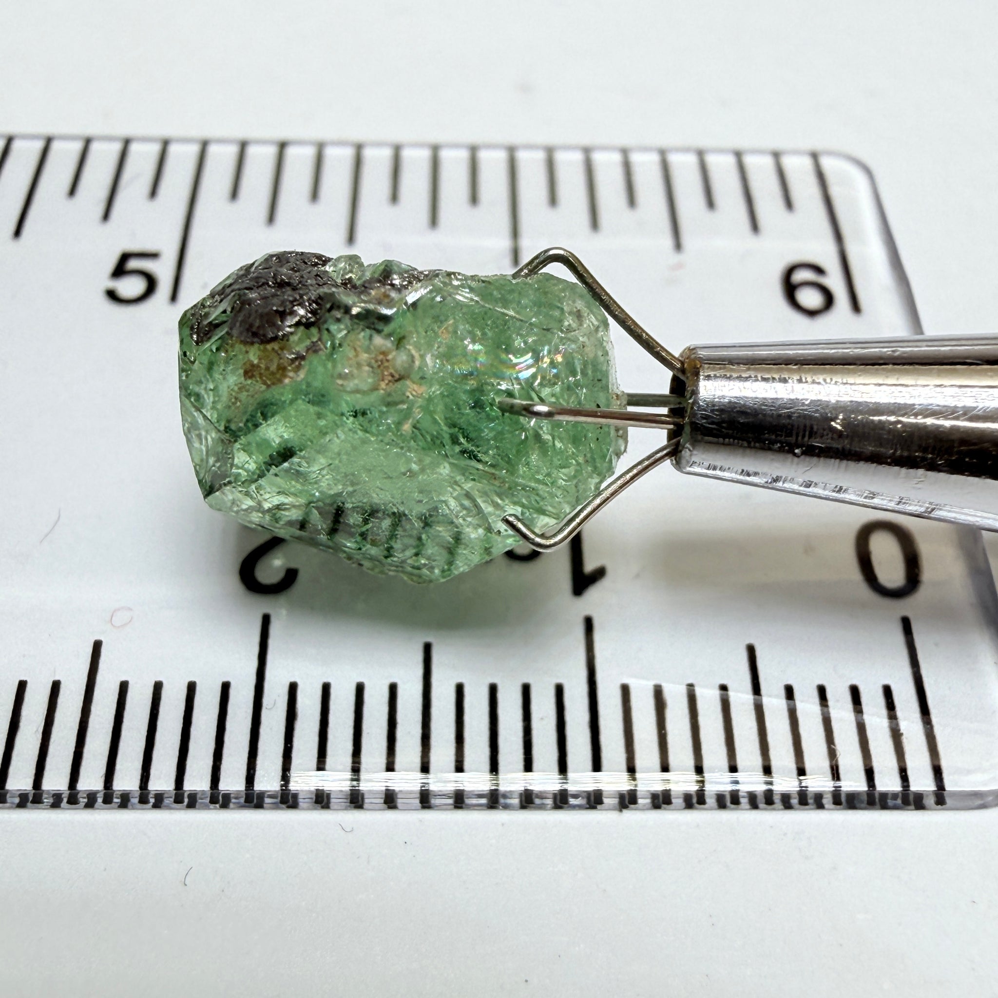 Merelani Mint Garnet Crystal Floater, 9.37ct, Tanzania, Untreated Unheated