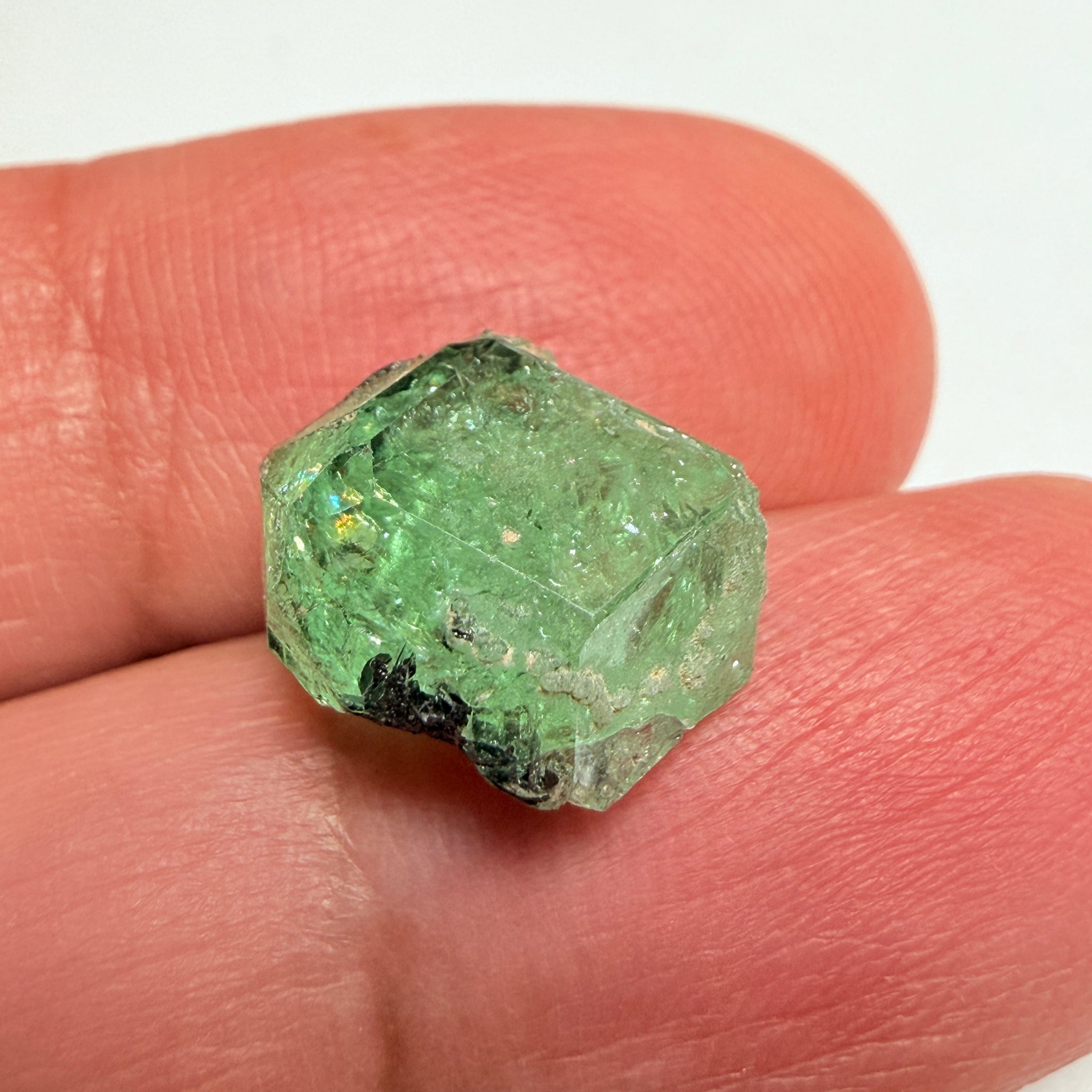 Merelani Mint Garnet Crystal Floater, 9.37ct, Tanzania, Untreated Unheated