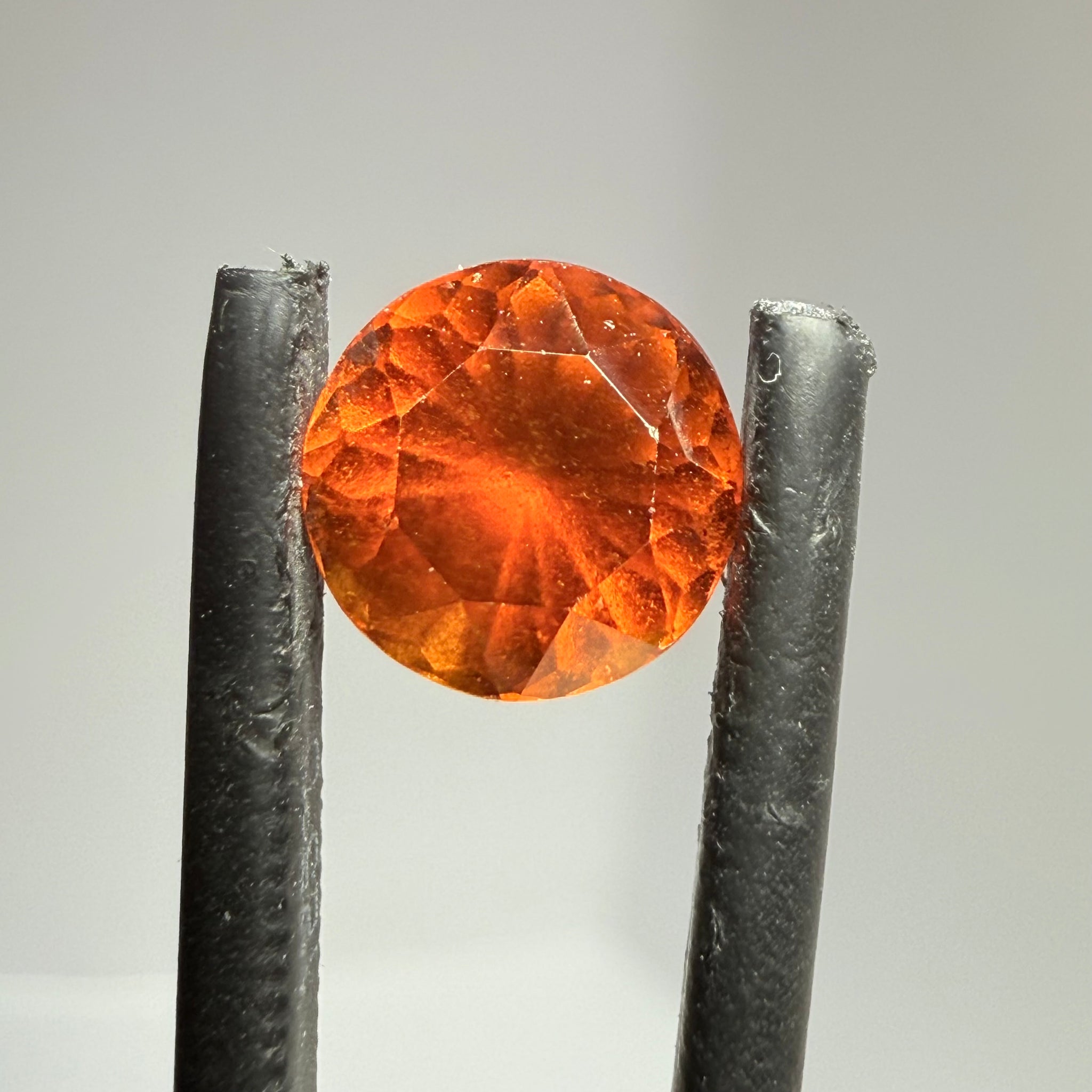 Hessonite Garnet, 1.77ct, Tanzania, Untreated Unheated, slight damage where the table meets the crown star facet, it’s not really noticeable, I have circled