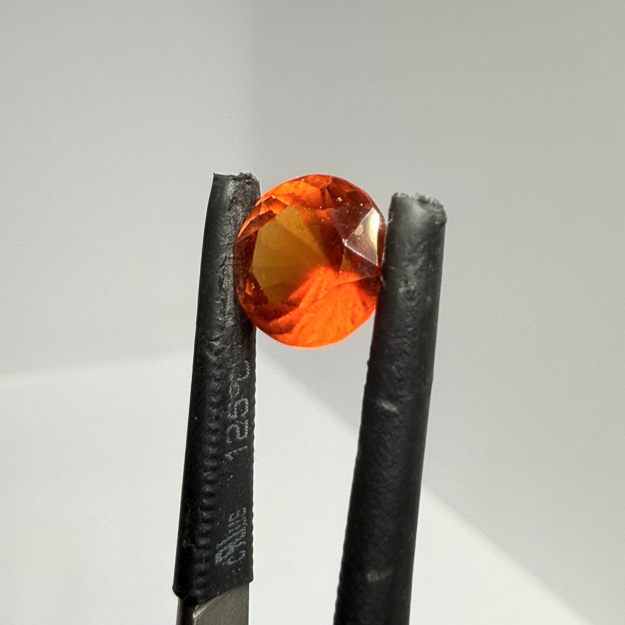 Hessonite Garnet, 1.77ct, Tanzania, Untreated Unheated, slight damage where the table meets the crown star facet, it’s not really noticeable, I have circled
