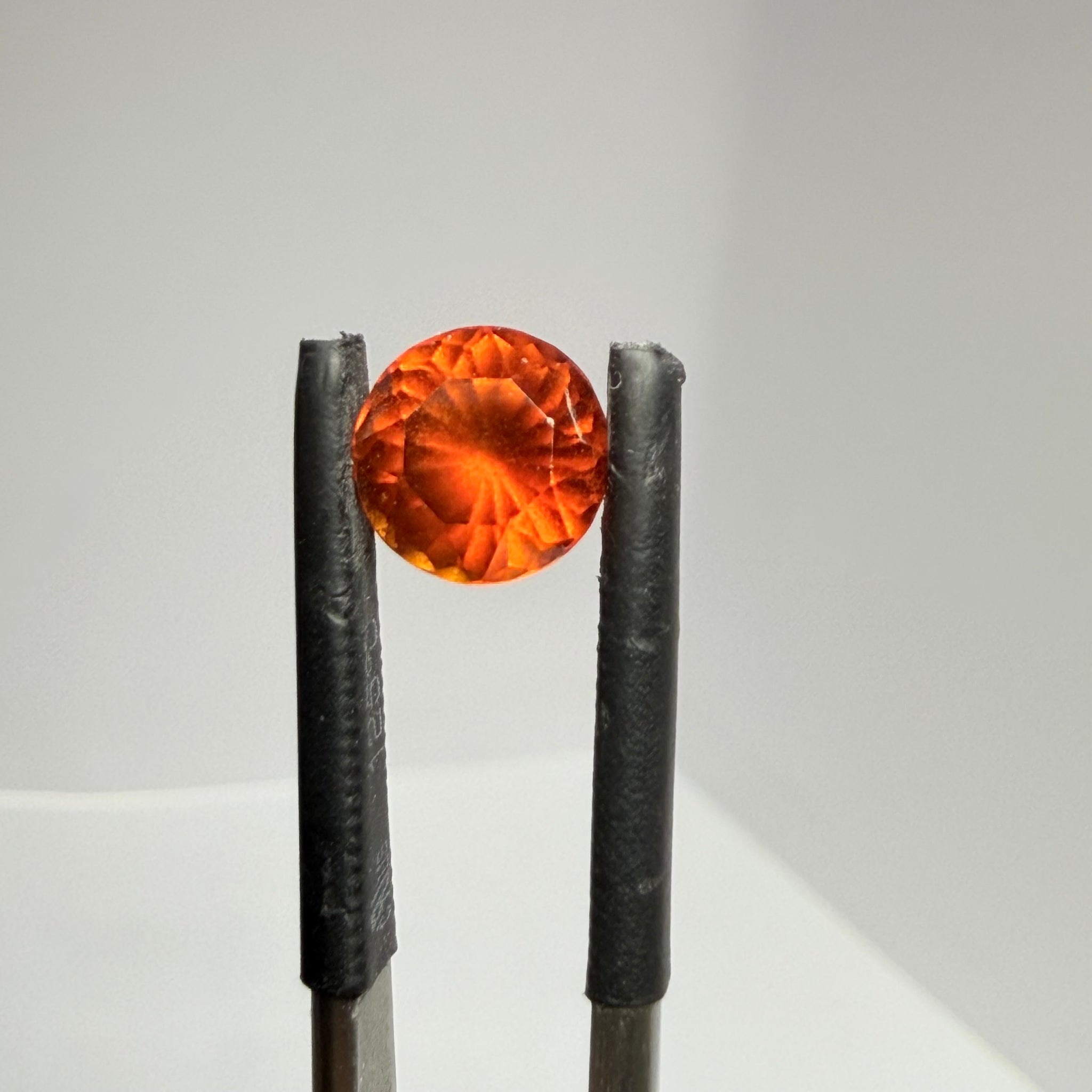 Hessonite Garnet, 1.77ct, Tanzania, Untreated Unheated, slight damage where the table meets the crown star facet, it’s not really noticeable, I have circled