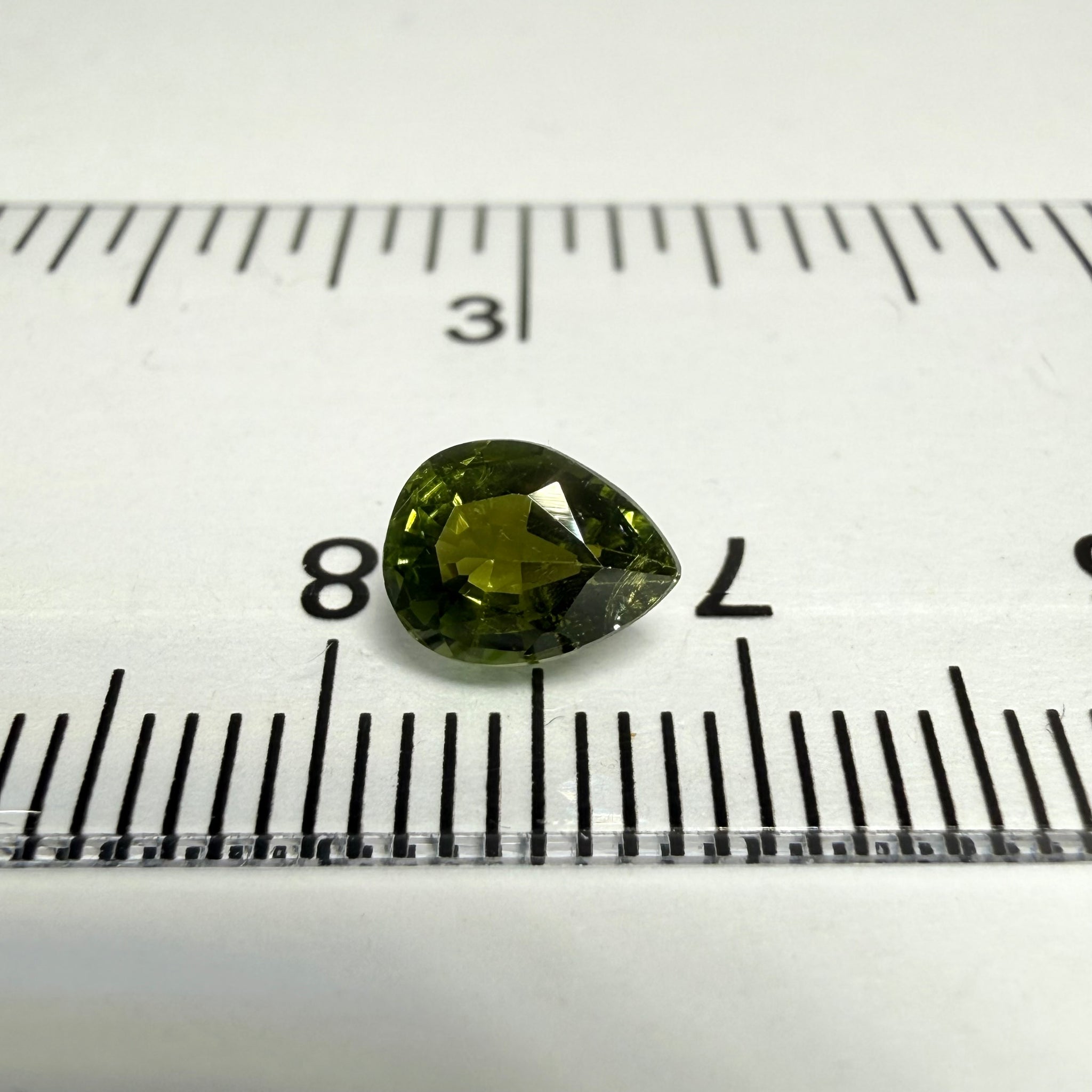 Chrome Tourmaline, 0.76ct, Tanzania, Untreated Unheated, native cut