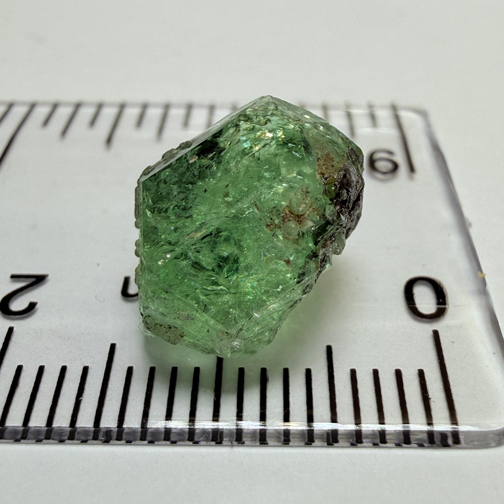 Merelani Mint Garnet Crystal Floater, 9.37ct, Tanzania, Untreated Unheated