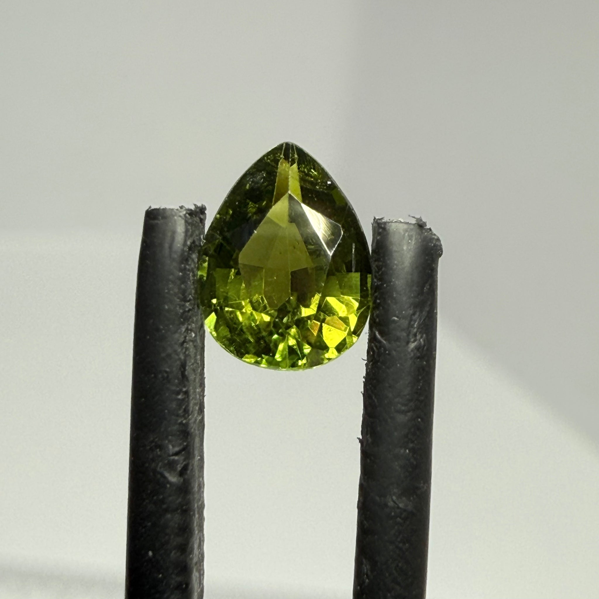 Chrome Tourmaline, 0.76ct, Tanzania, Untreated Unheated, native cut