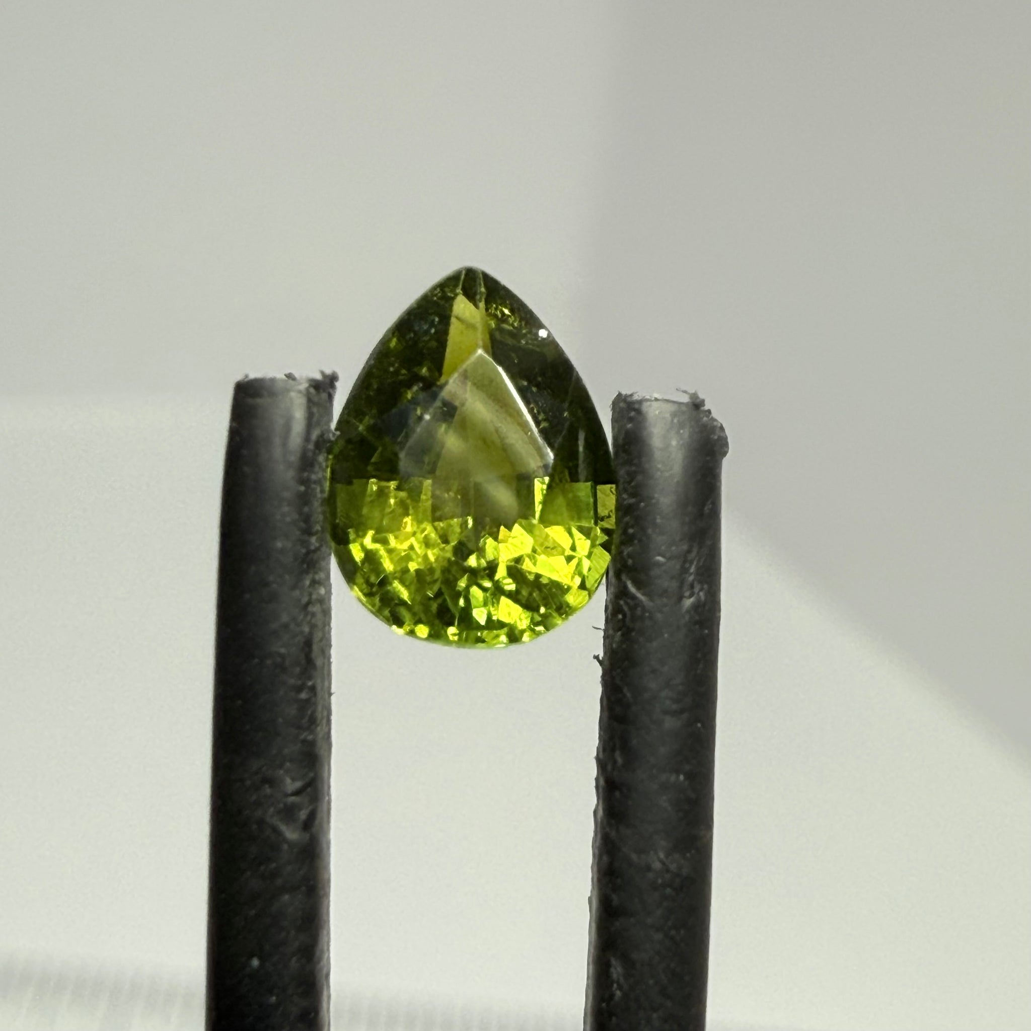 Chrome Tourmaline, 0.76ct, Tanzania, Untreated Unheated, native cut