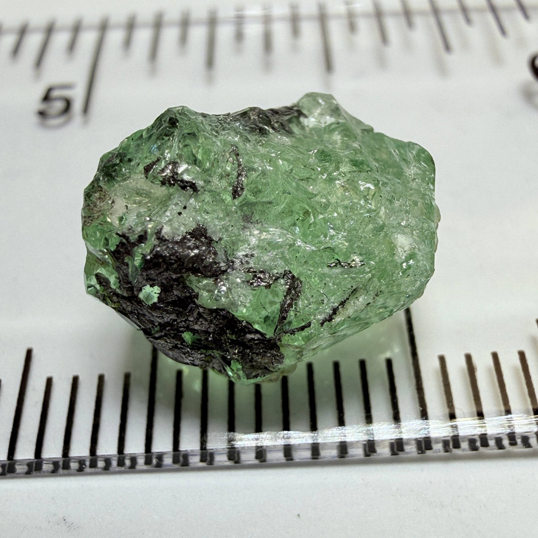 Merelani Mint Garnet Crystal Floater, 9.37ct, Tanzania, Untreated Unheated