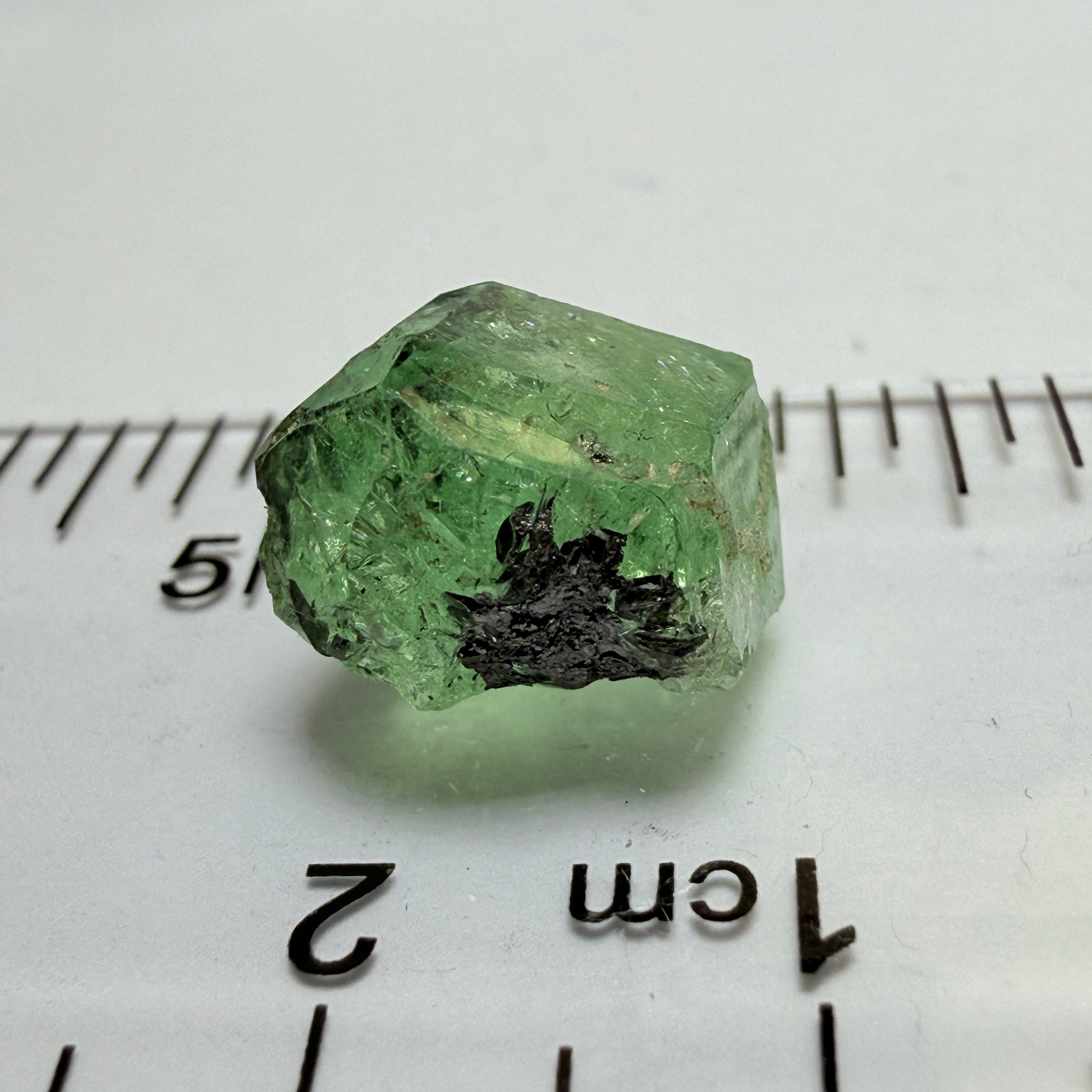 Merelani Mint Garnet Crystal Floater, 9.37ct, Tanzania, Untreated Unheated