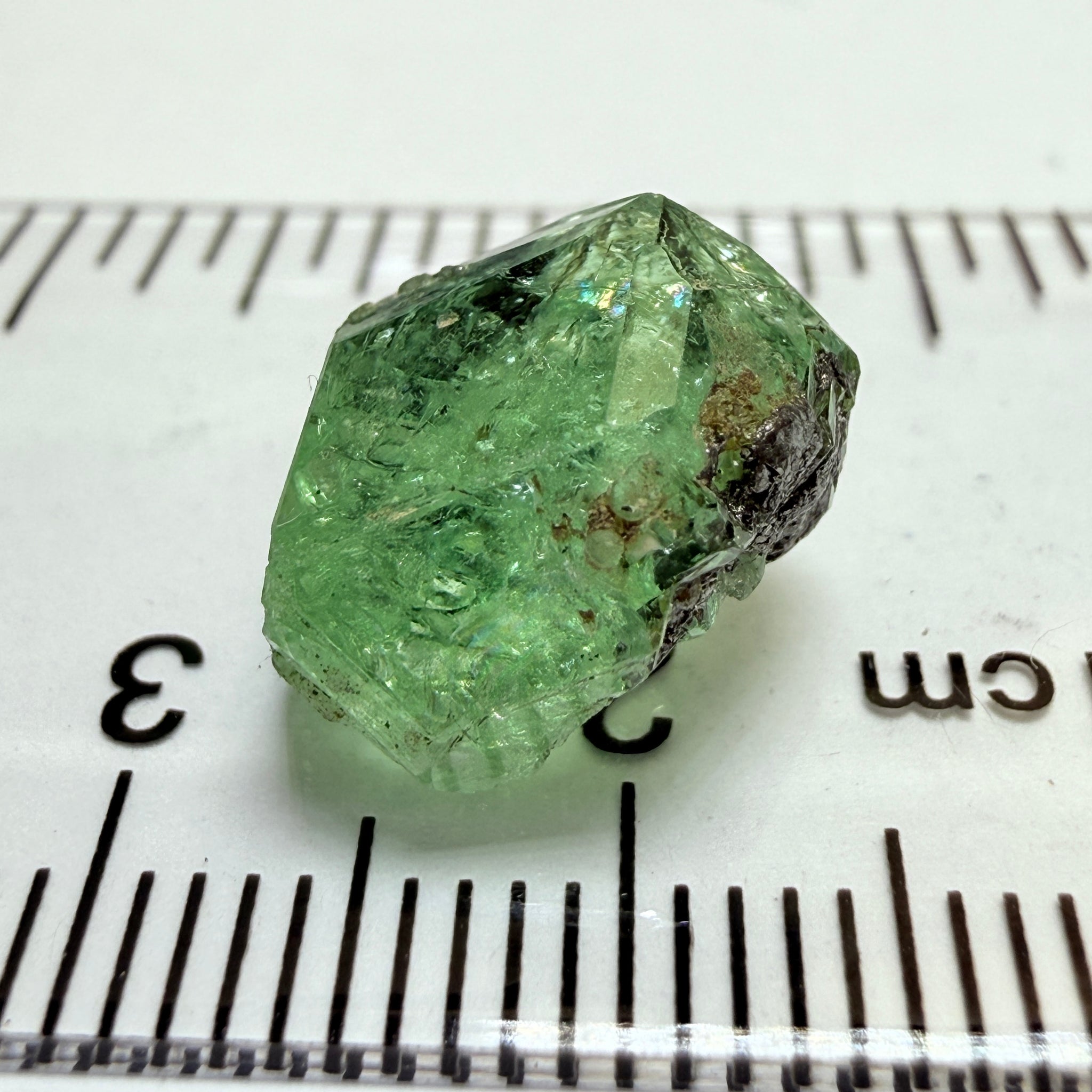 Merelani Mint Garnet Crystal Floater, 9.37ct, Tanzania, Untreated Unheated