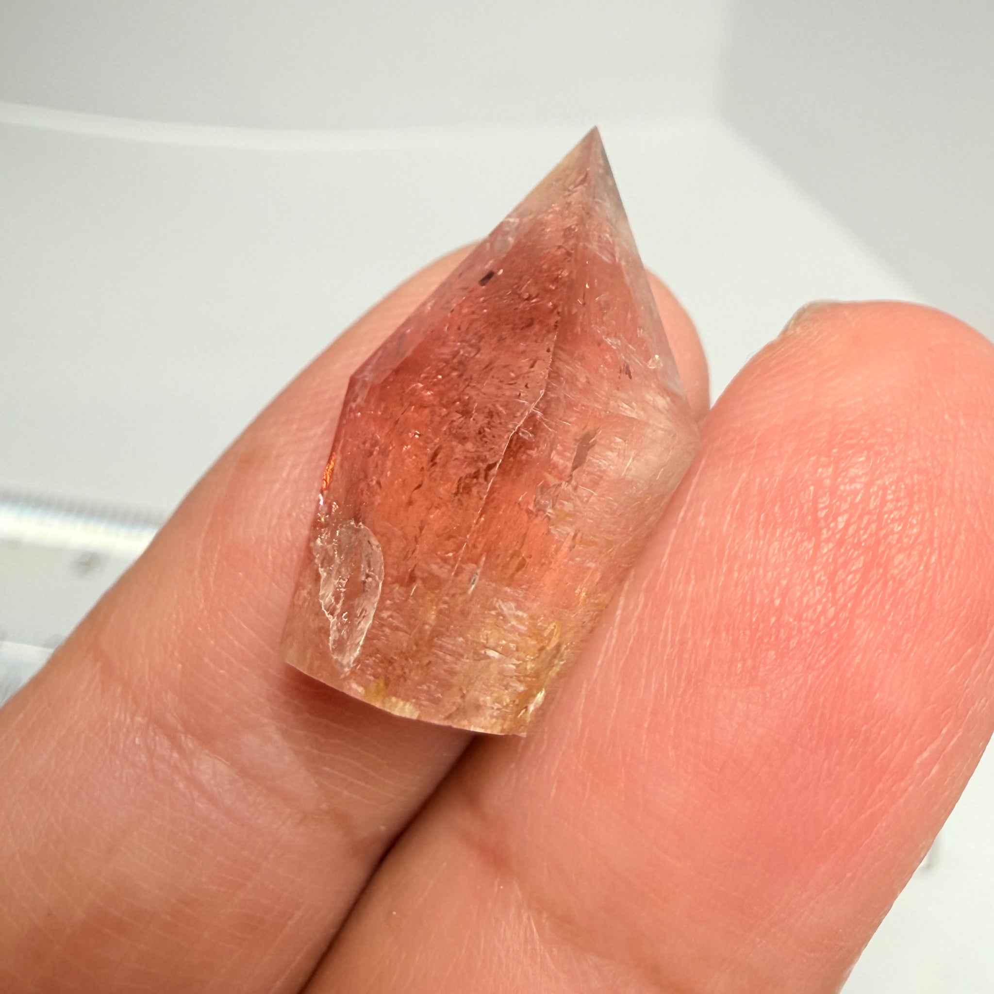 Tourmaline, 18.34ct, Congo, Untreated Unheated, fancy Freeform cut, would look fabulous as a centrepiece for a necklace or pendant
