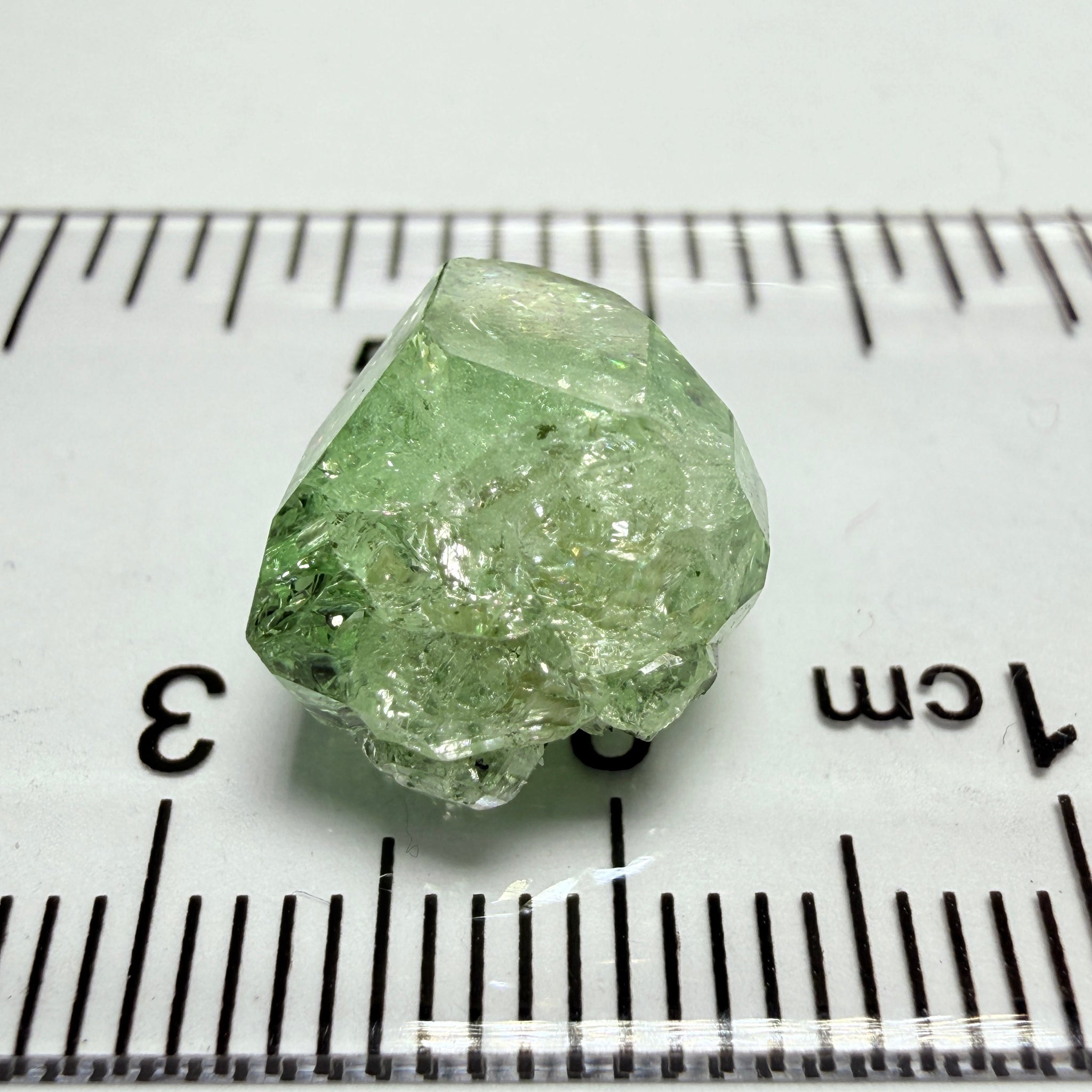 Merelani Mint Garnet Crystal, 8.86ct, Tanzania, Untreated Unheated