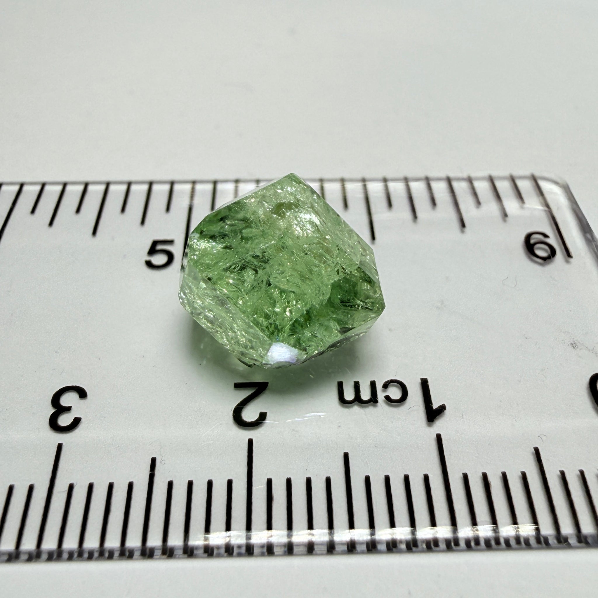 Merelani Mint Garnet Crystal, 8.86ct, Tanzania, Untreated Unheated