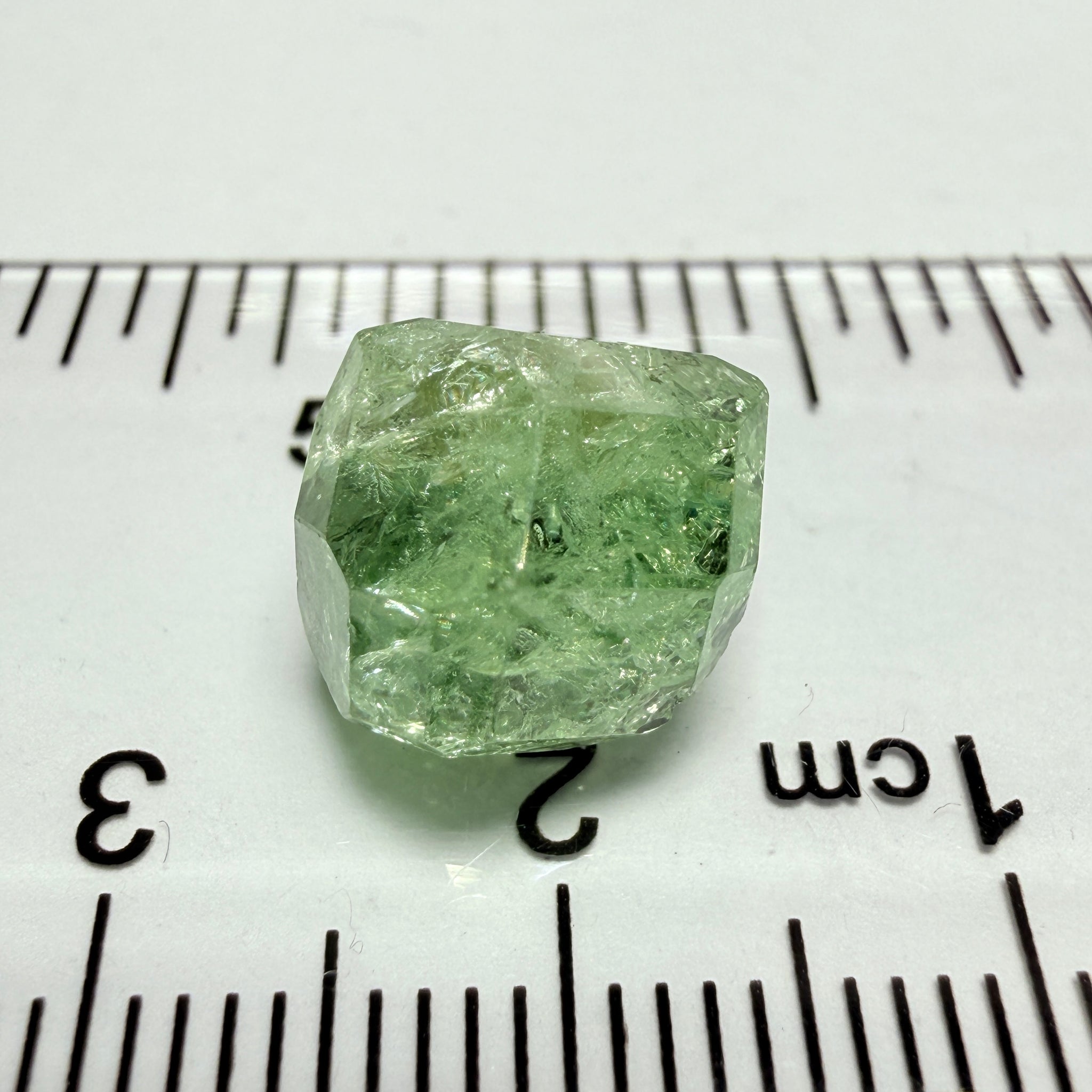 Merelani Mint Garnet Crystal, 8.86ct, Tanzania, Untreated Unheated