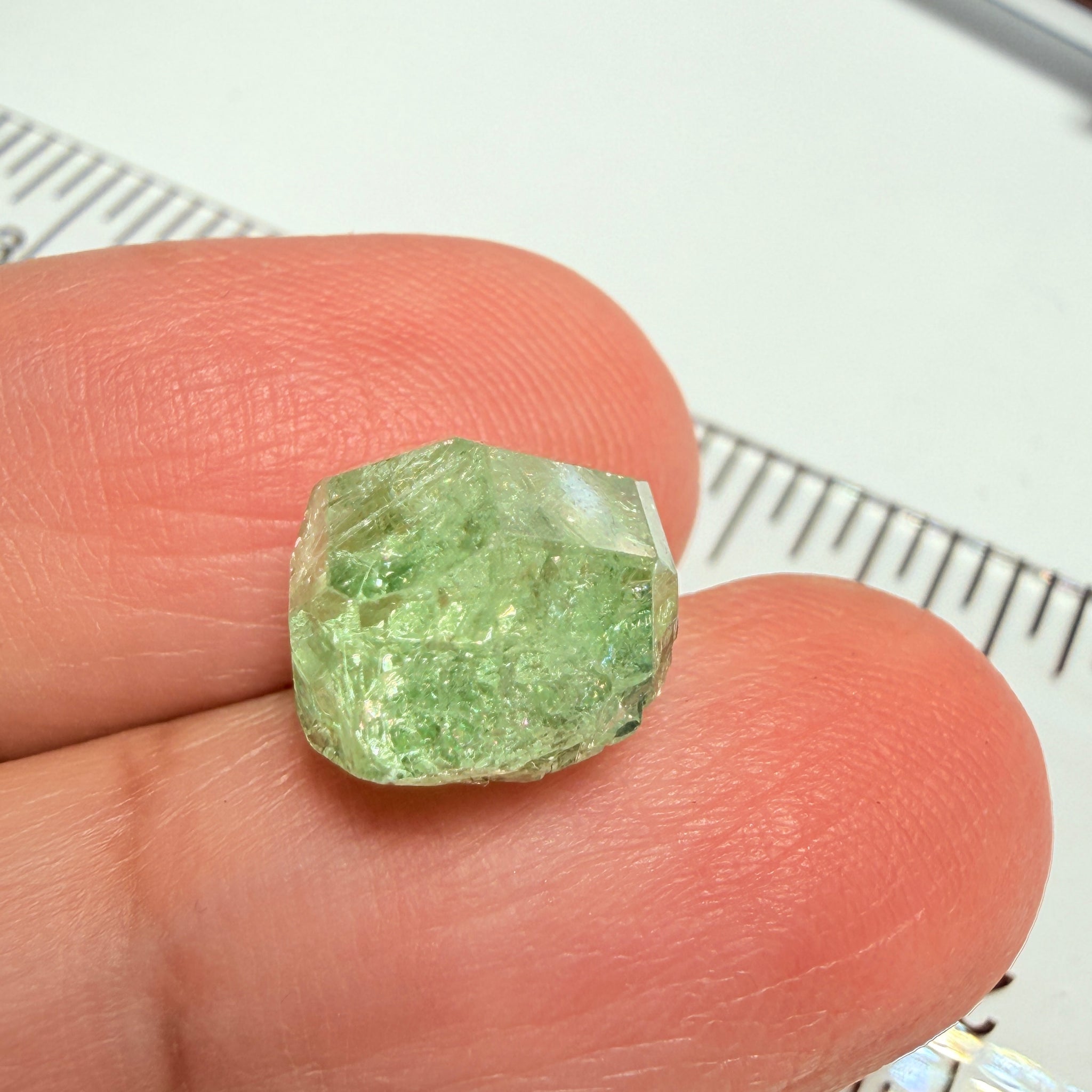 Merelani Mint Garnet Crystal, 8.86ct, Tanzania, Untreated Unheated