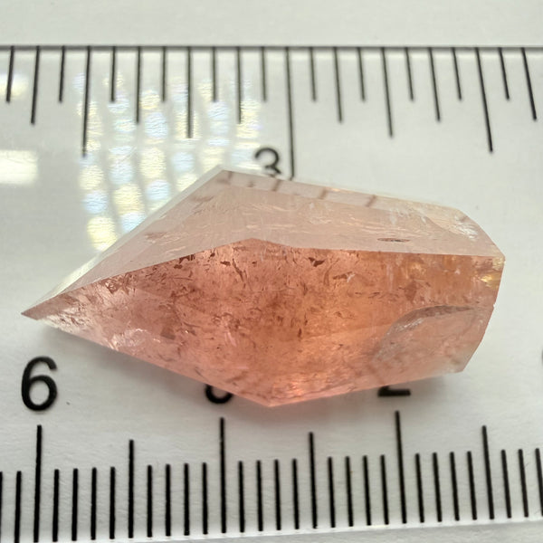 Tourmaline, 18.34ct, Congo, Untreated Unheated, fancy Freeform cut, would look fabulous as a centrepiece for a necklace or pendant