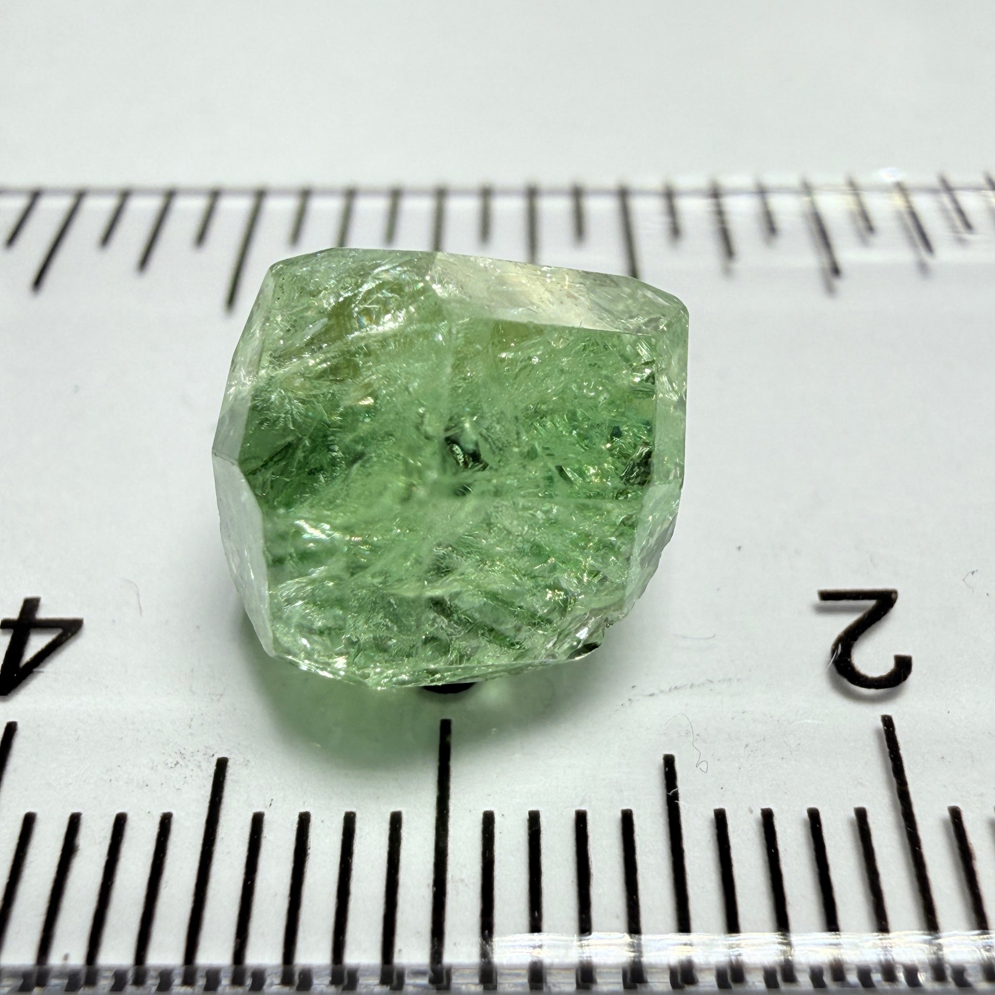 Merelani Mint Garnet Crystal, 8.86ct, Tanzania, Untreated Unheated