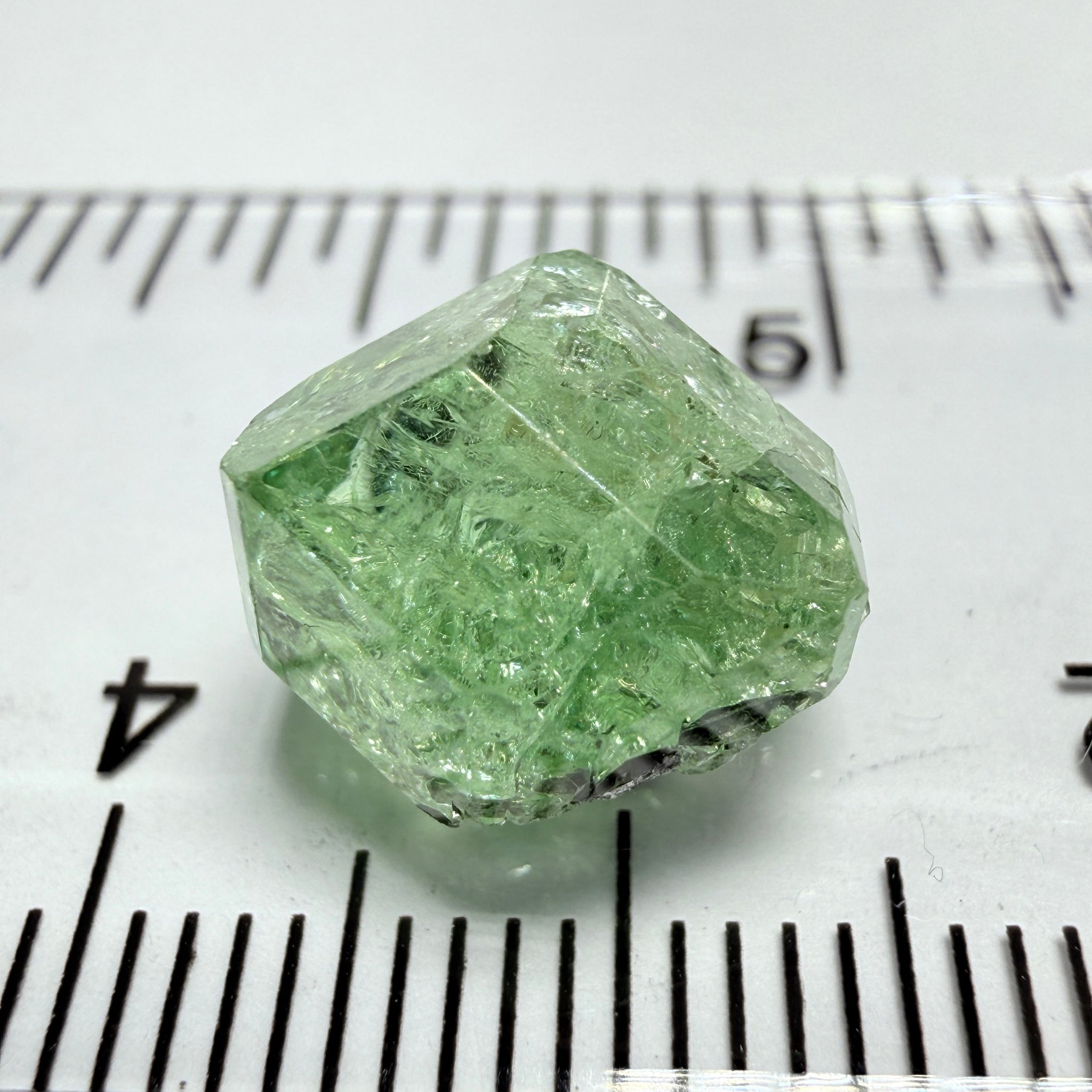 Merelani Mint Garnet Crystal, 8.86ct, Tanzania, Untreated Unheated